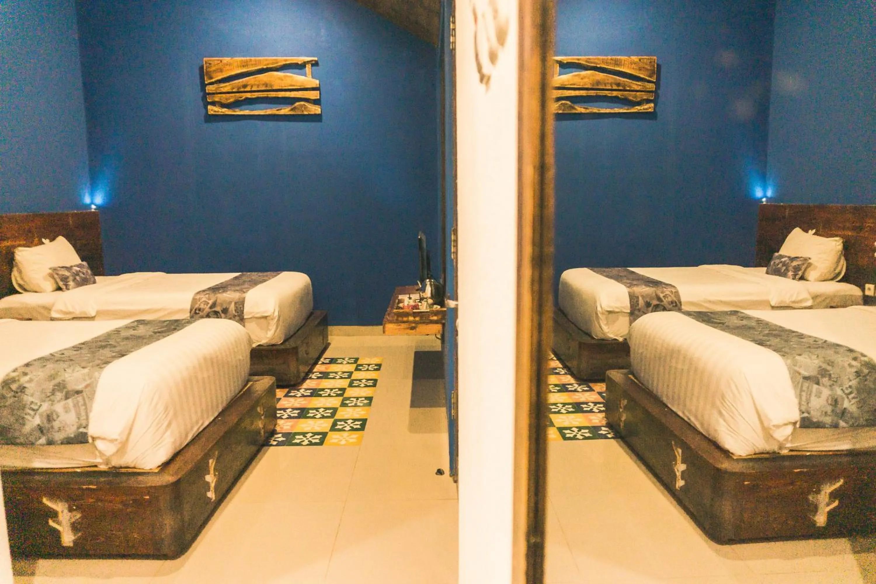 Bedroom, Bed in Omah Njonja Bed & Brasserie