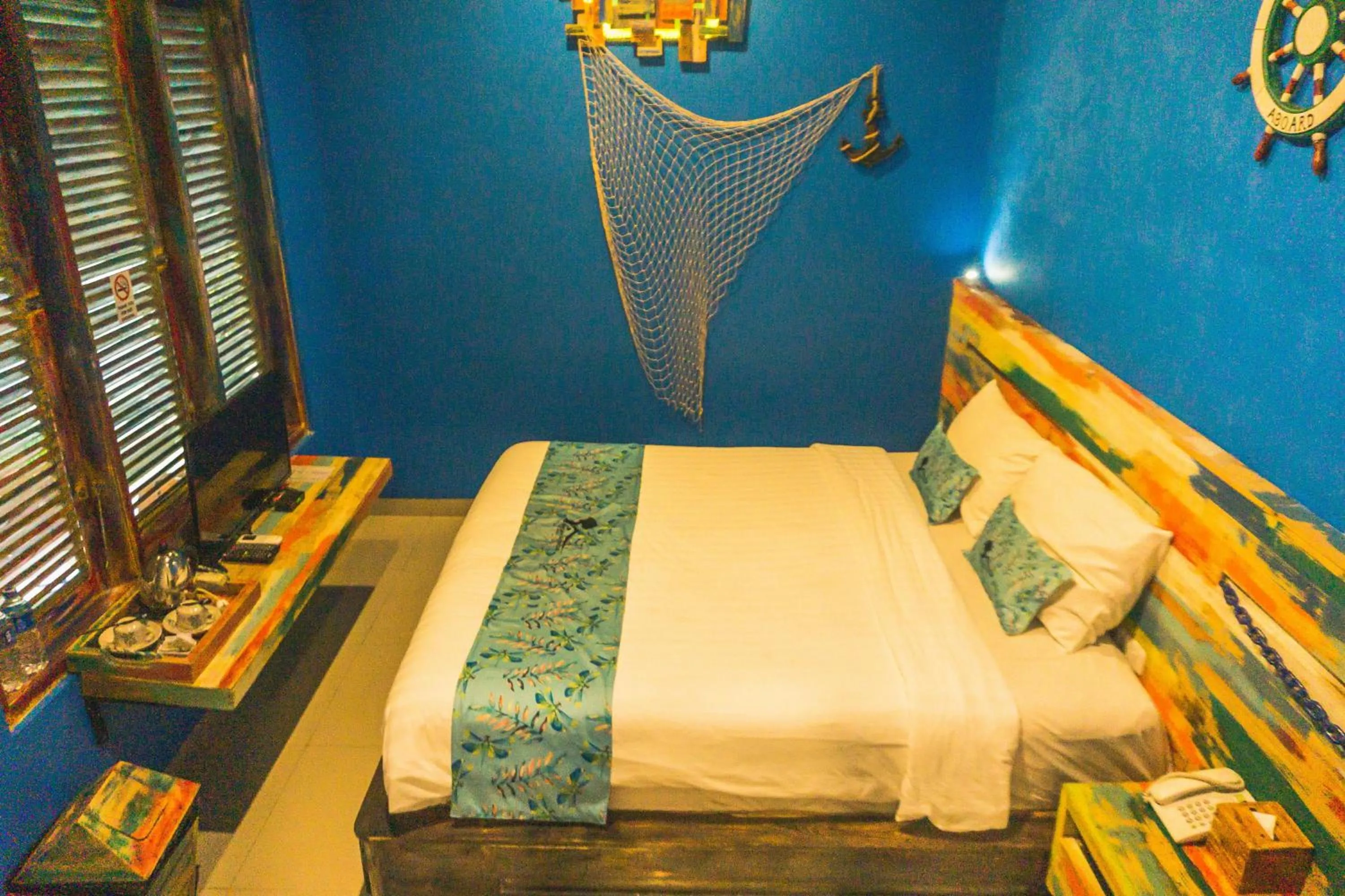 Bedroom, Bed in Omah Njonja Bed & Brasserie