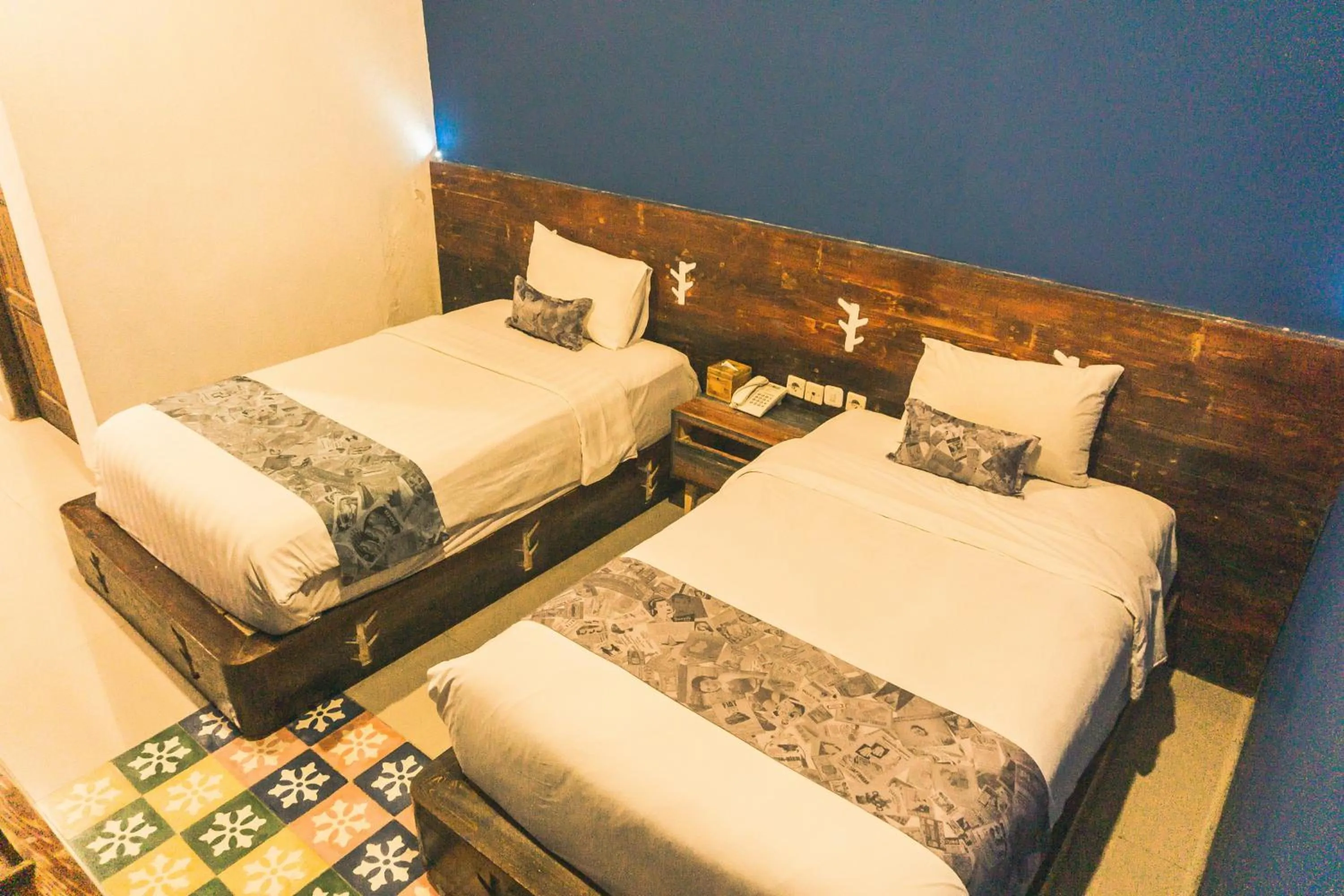 Bedroom, Bed in Omah Njonja Bed & Brasserie