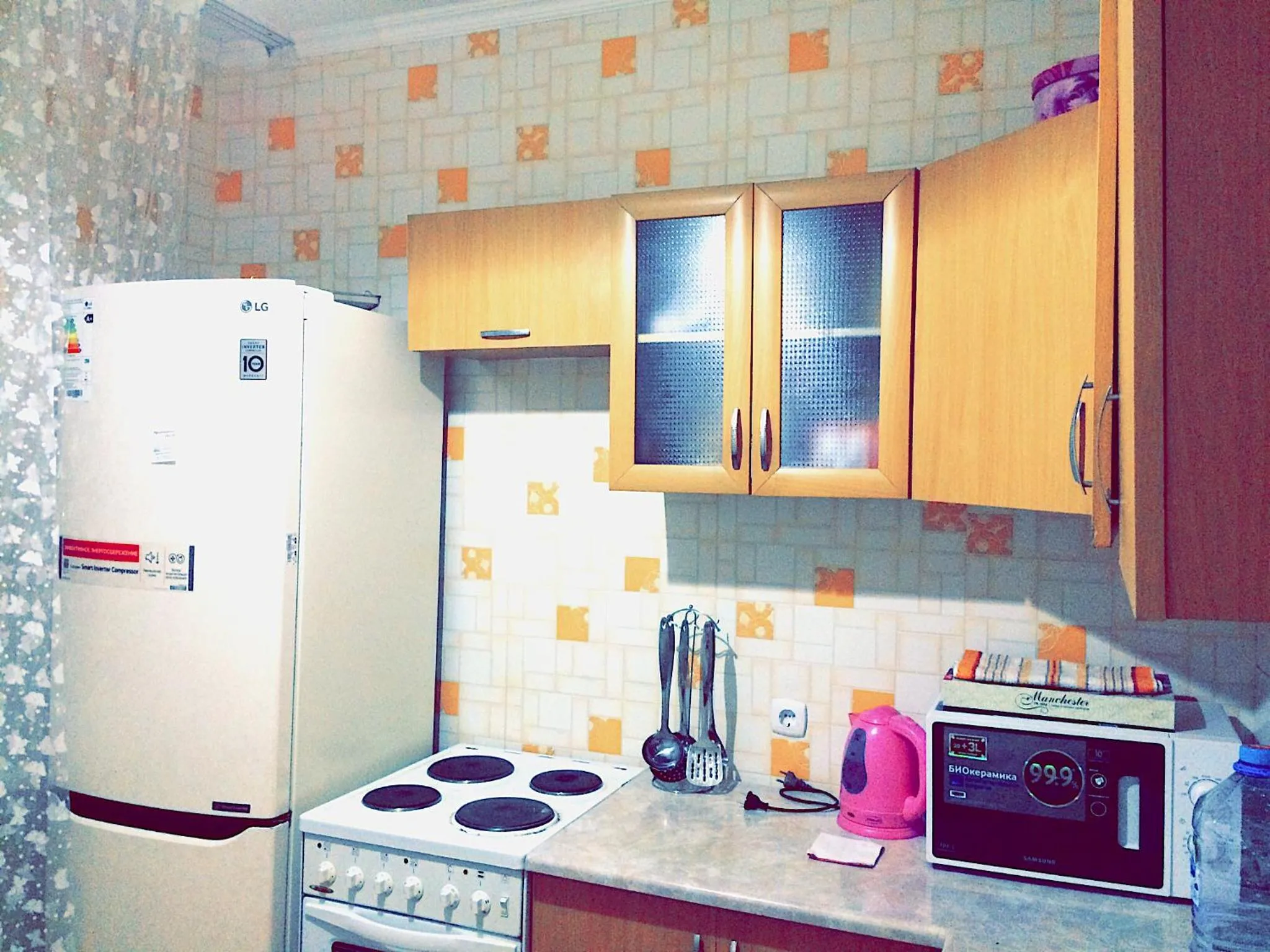 BBQ facilities in Apartments on Q. Batyr 40