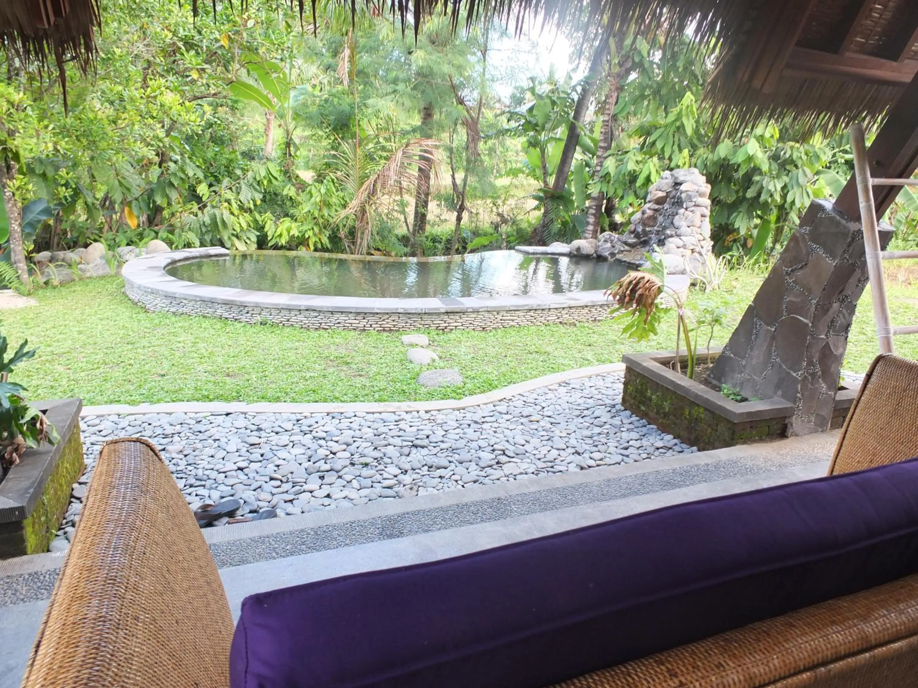 Garden view in Uma Nirmala Aling-Aling