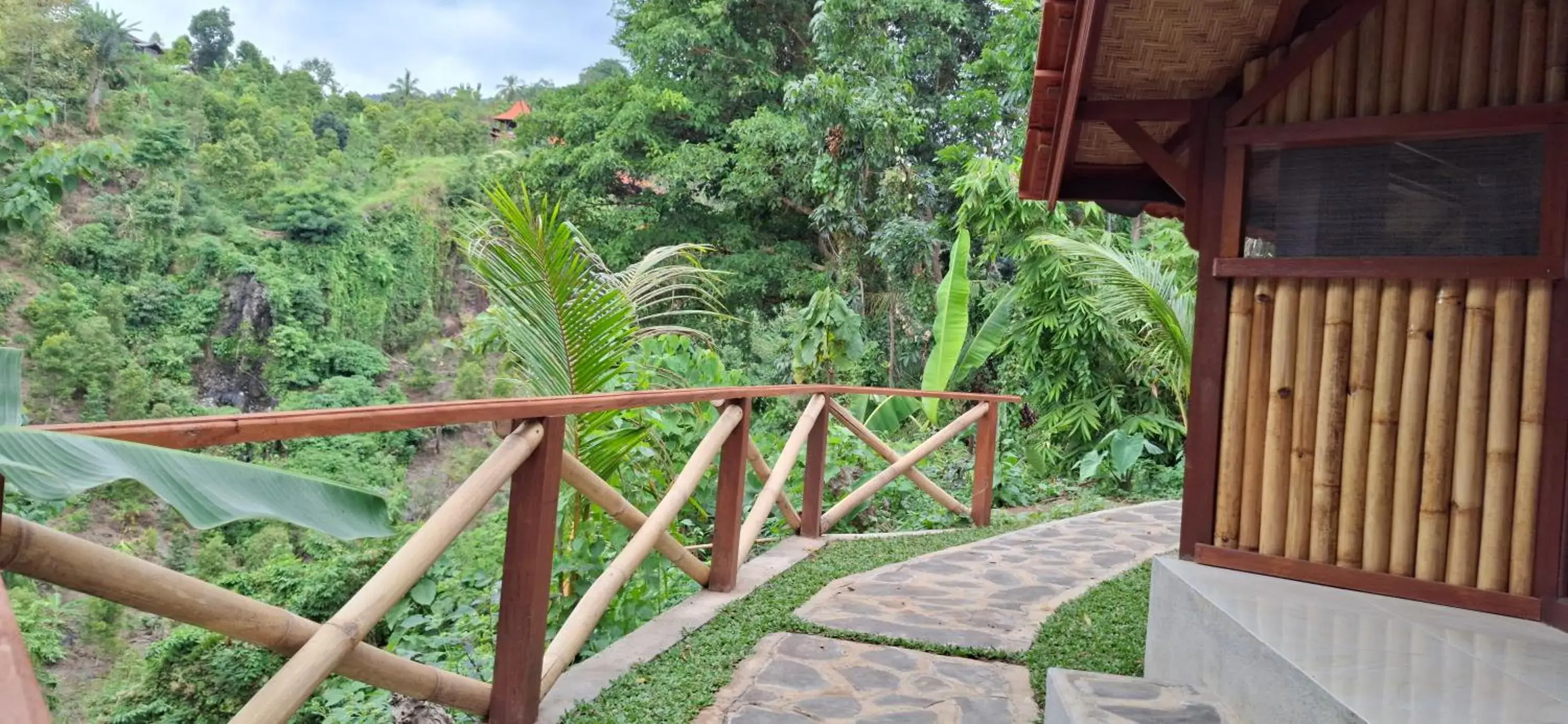 Twin Room with Mountain View in Uma Nirmala Aling-Aling Twin Room with Mountain View in Uma Nirmala Aling-Aling