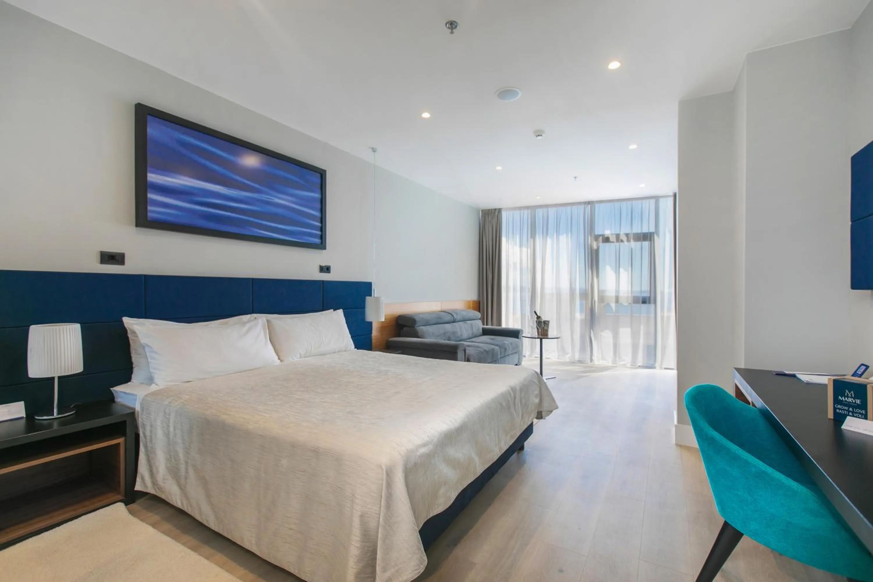 Bed in Marvie Hotel & Health