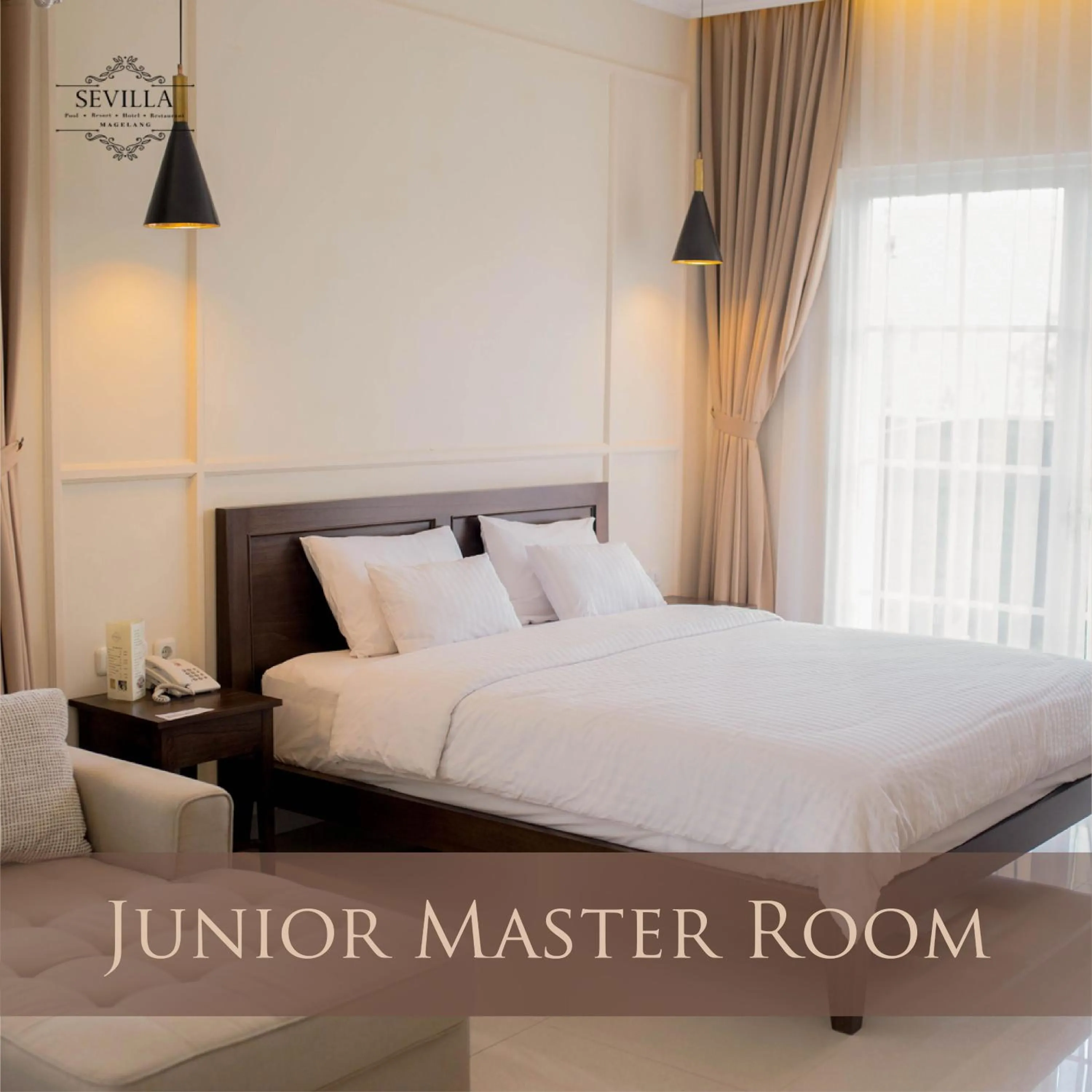 Bed in Sevilla Resort Magelang