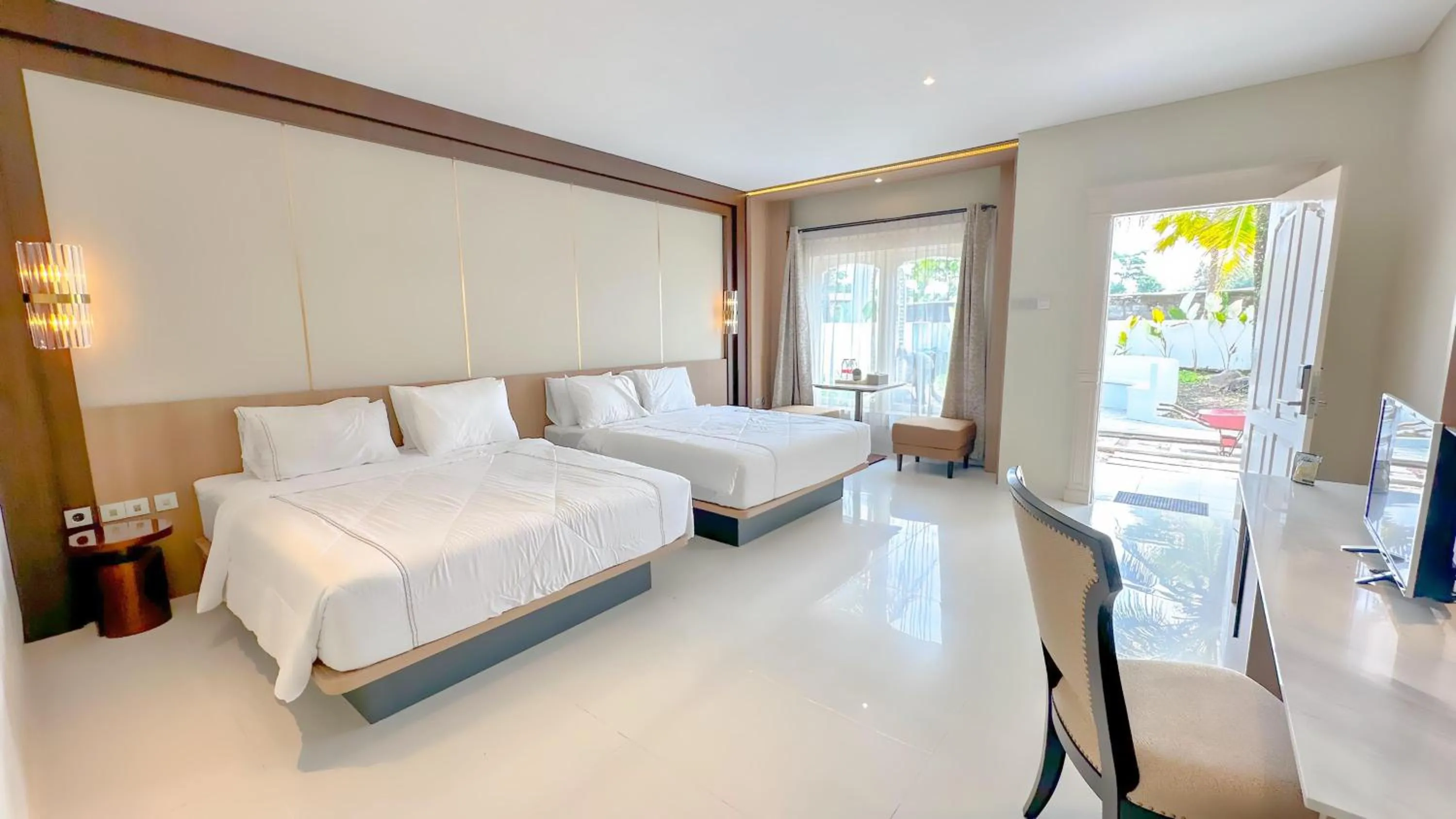 Bed in Sevilla Resort Magelang