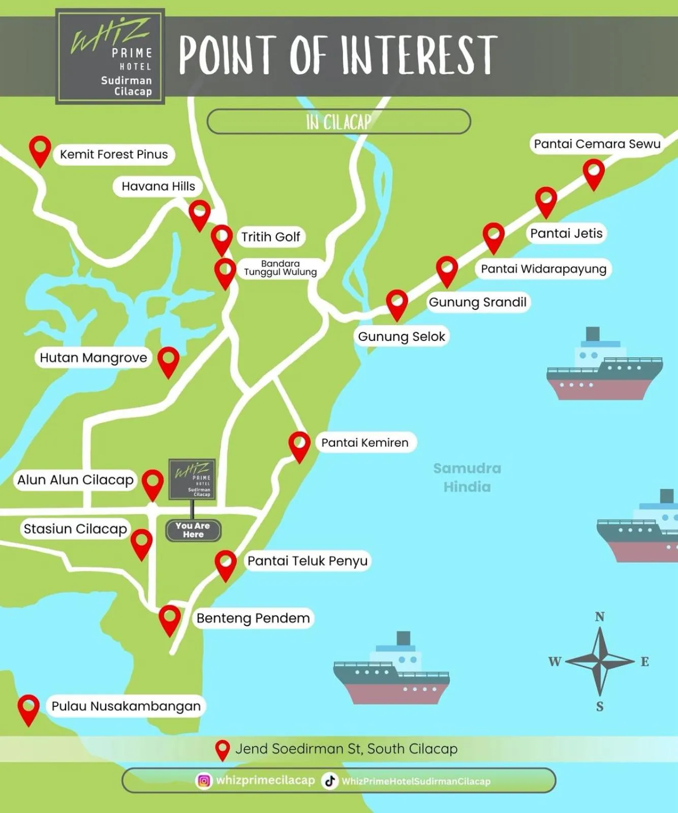 Neighbourhood in Whiz Prime Hotel Sudirman Cilacap