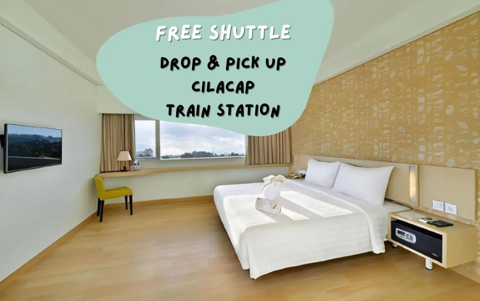 Bed in Whiz Prime Hotel Sudirman Cilacap Bed in Whiz Prime Hotel Sudirman Cilacap