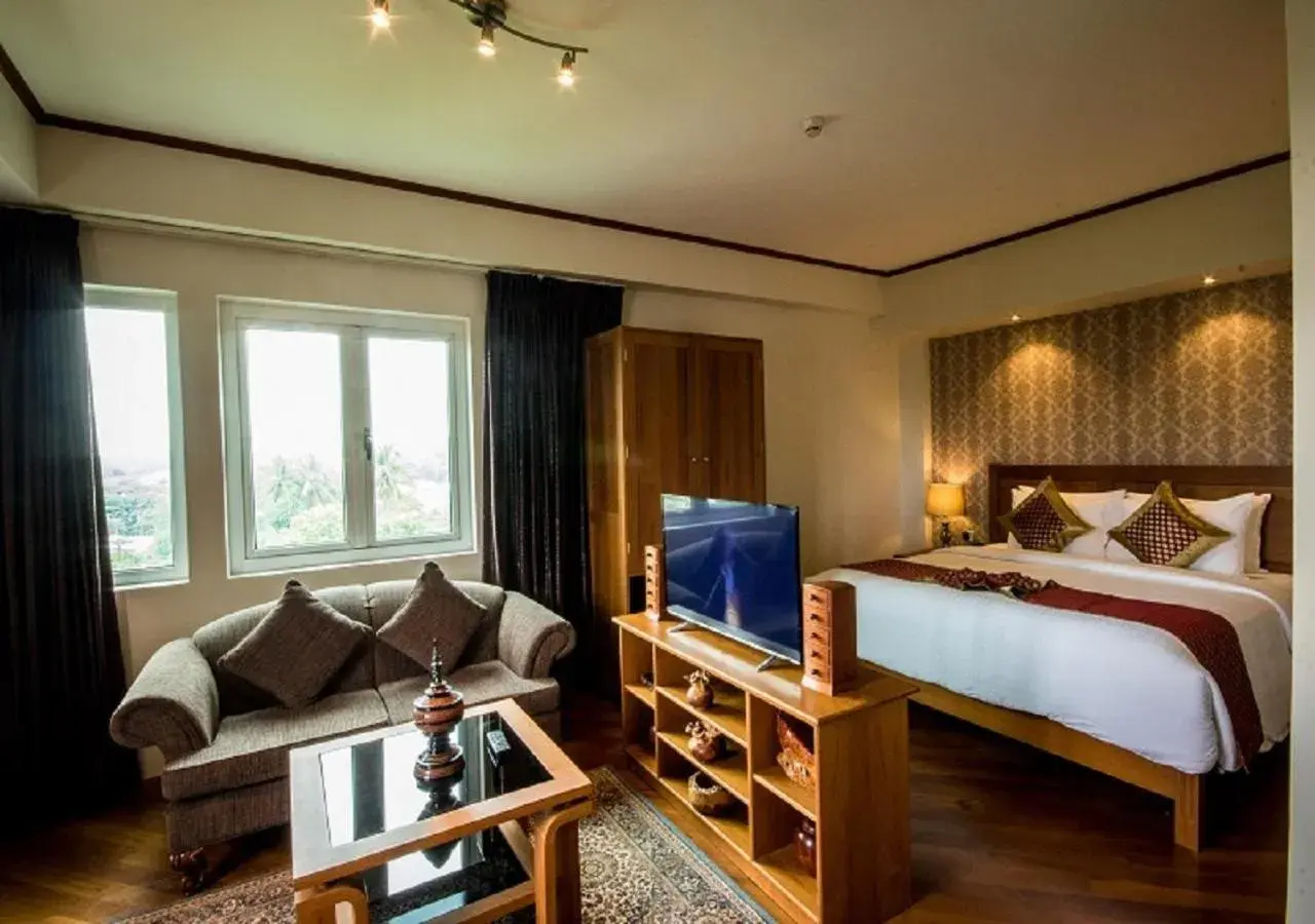 Bed in Hotel Shwe Yee Bed in Hotel Shwe Yee