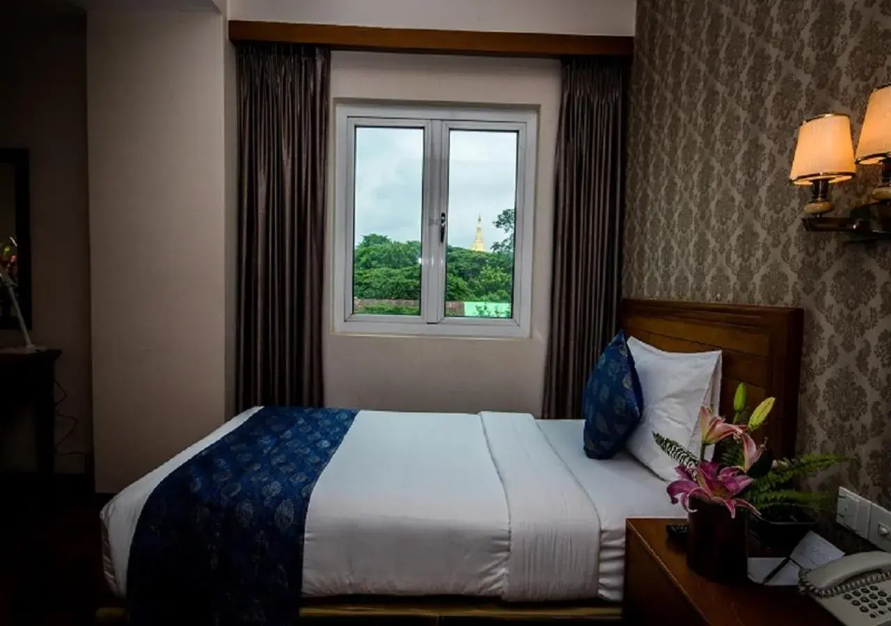 Bed in Hotel Shwe Yee Bed in Hotel Shwe Yee