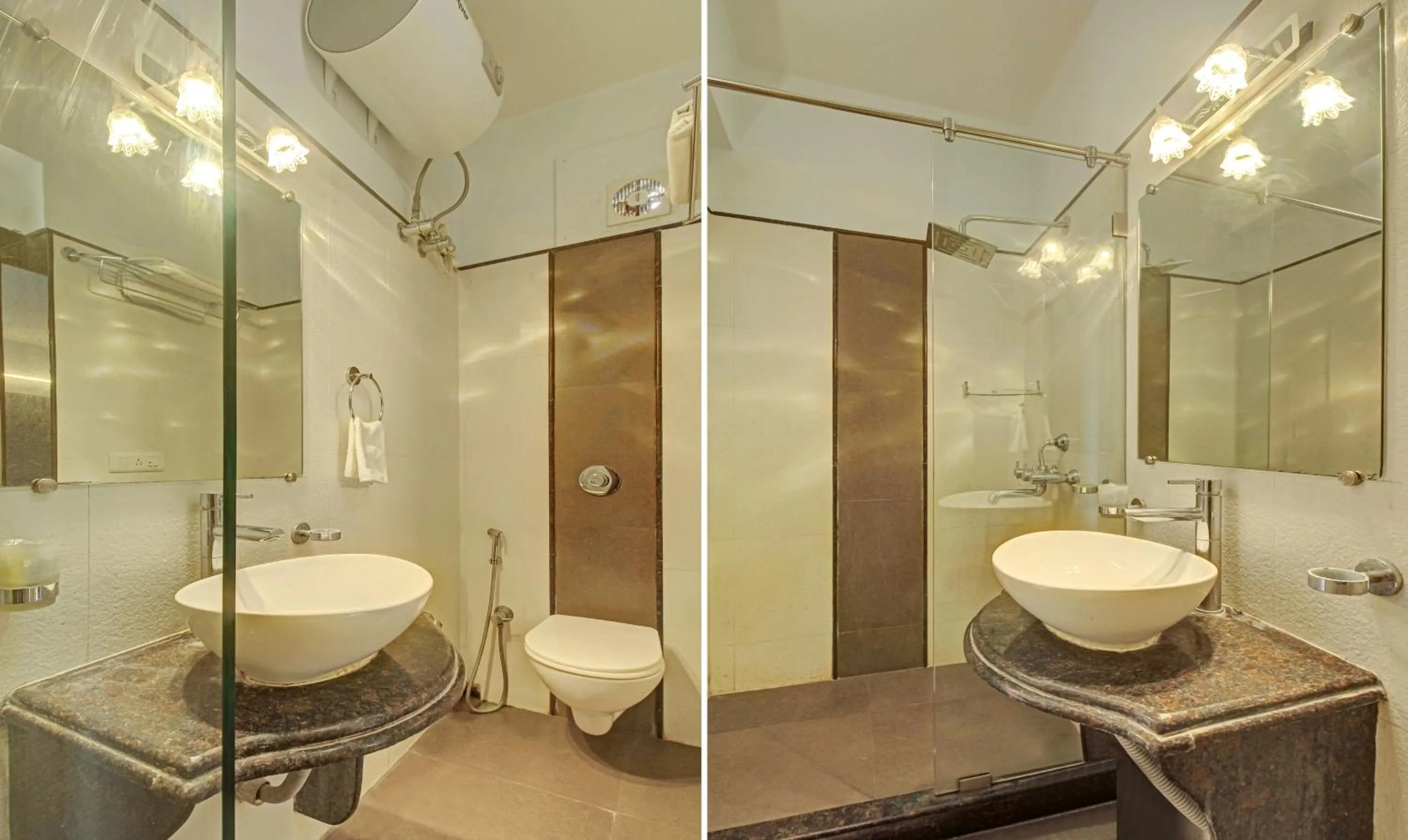 Bathroom in Treebo Sreemaa Newtown Near Biswa Bangla Gate