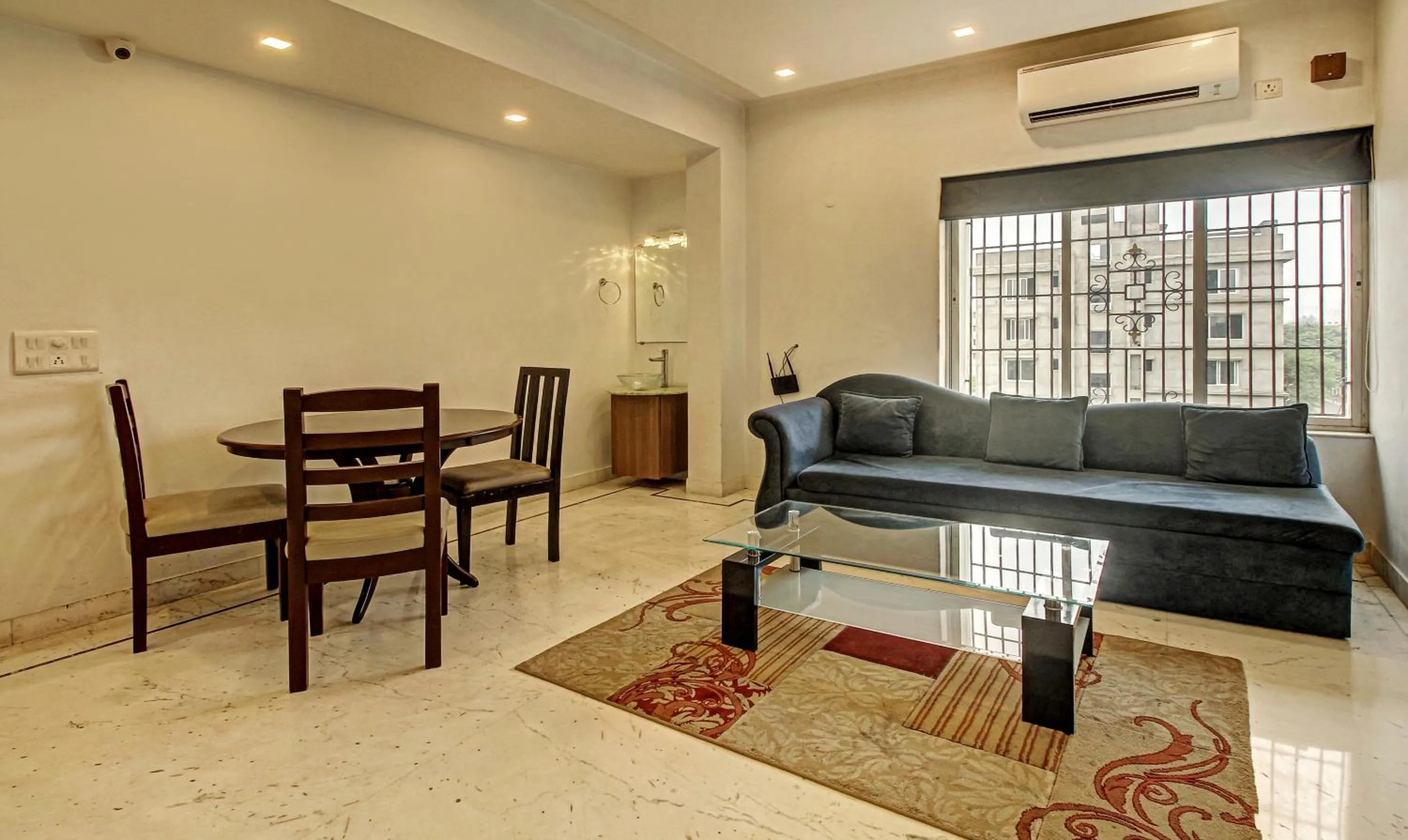 Seating area in Treebo Sreemaa Newtown Near Biswa Bangla Gate