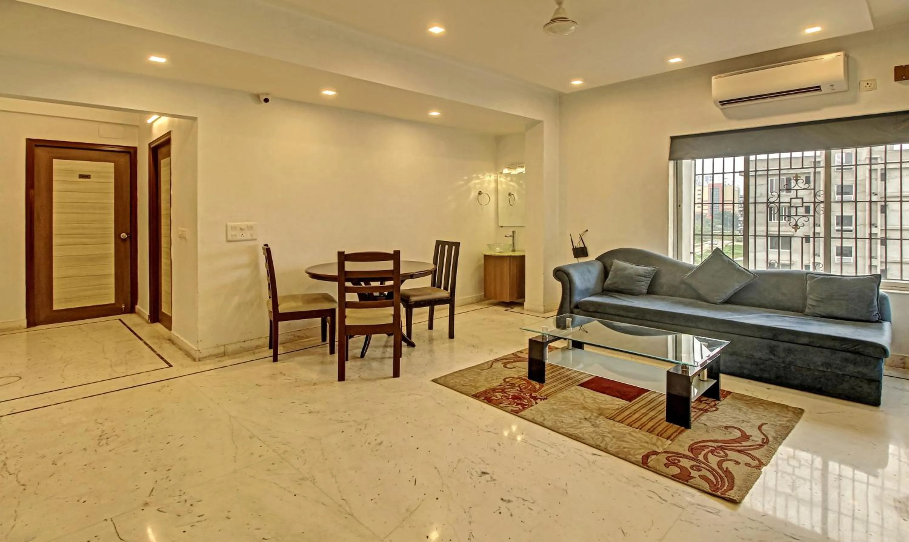 Seating area in Treebo Sreemaa Newtown Near Biswa Bangla Gate