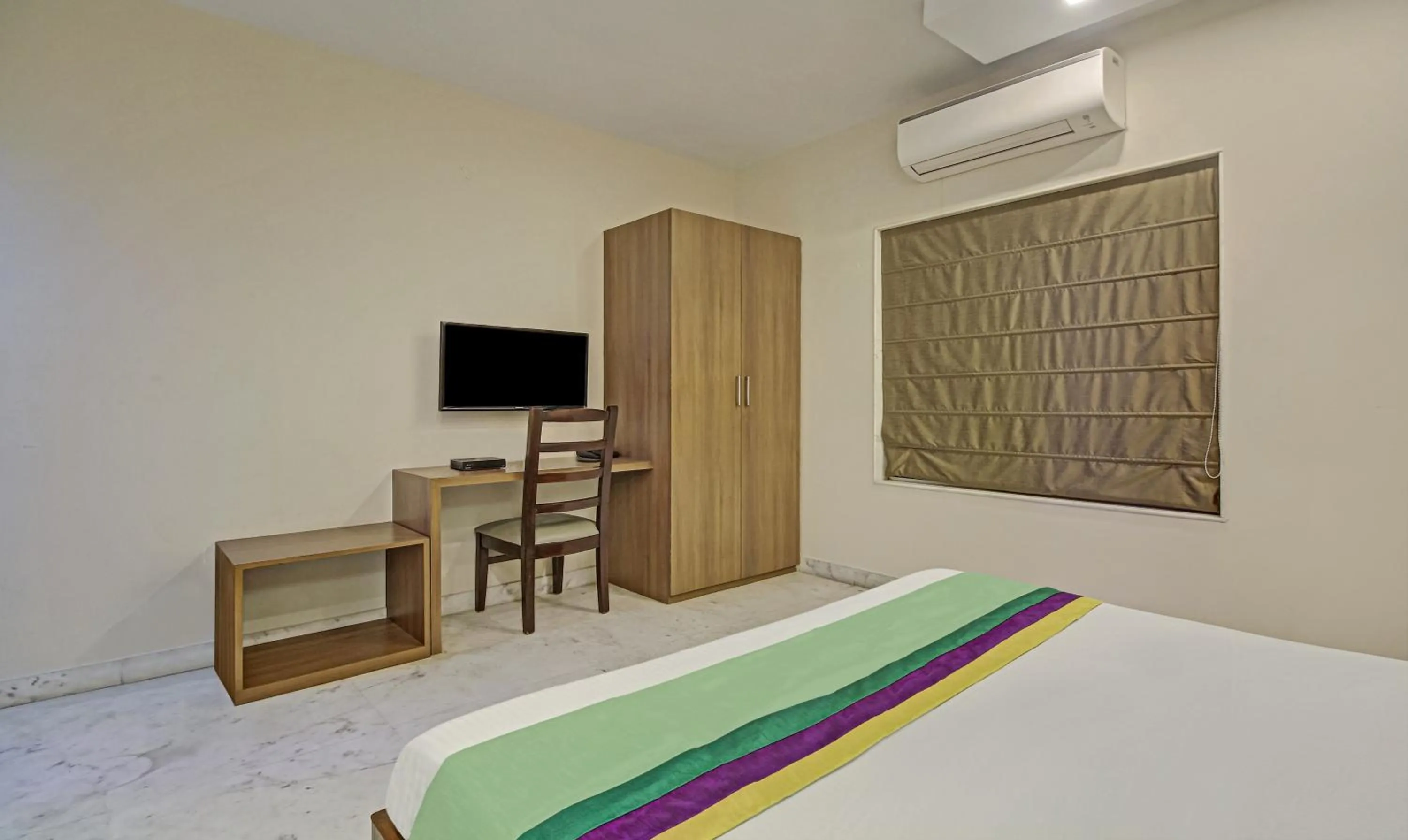 Bedroom, Bed in Treebo Sreemaa Newtown Near Biswa Bangla Gate