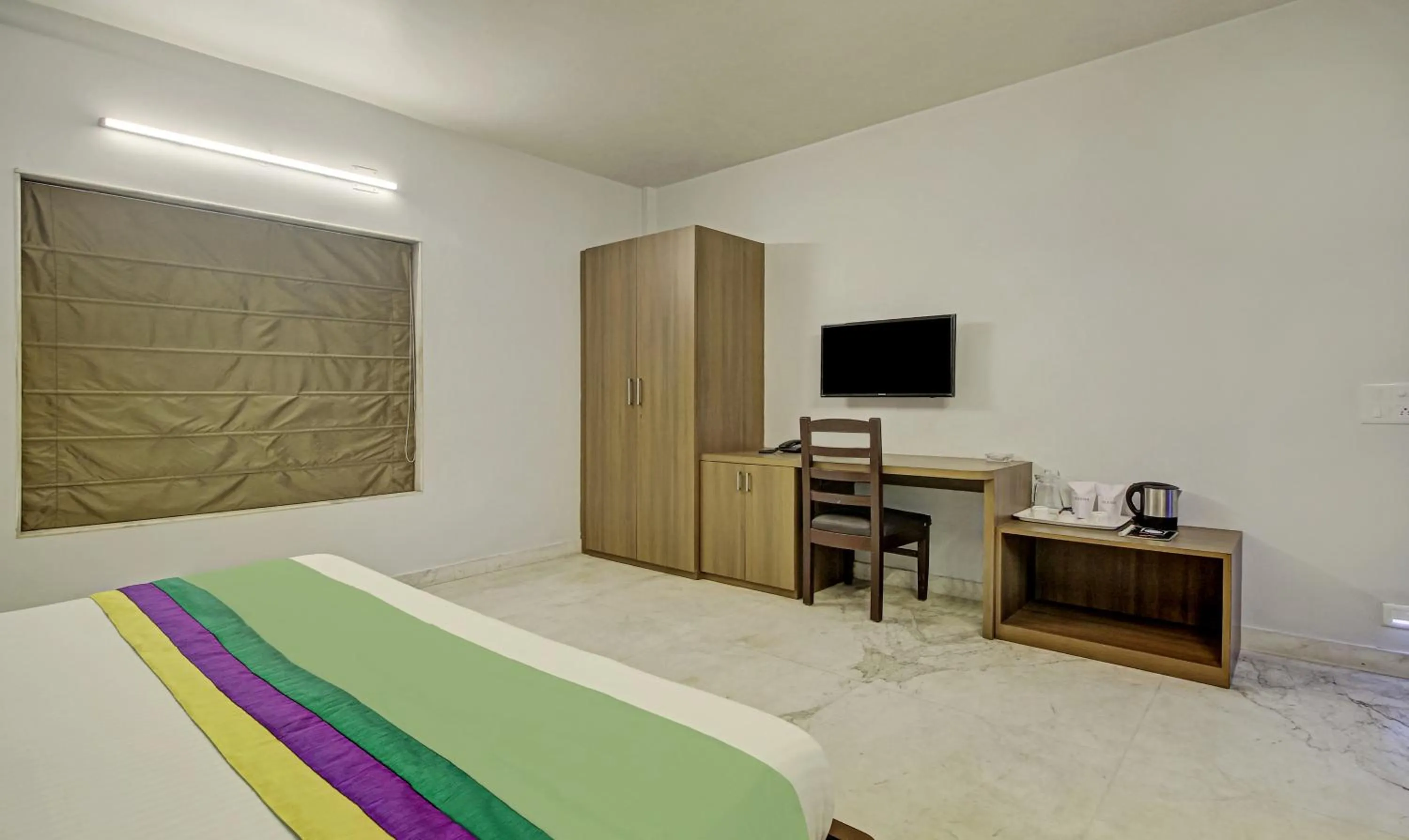 Bedroom, Bed in Treebo Sreemaa Newtown Near Biswa Bangla Gate