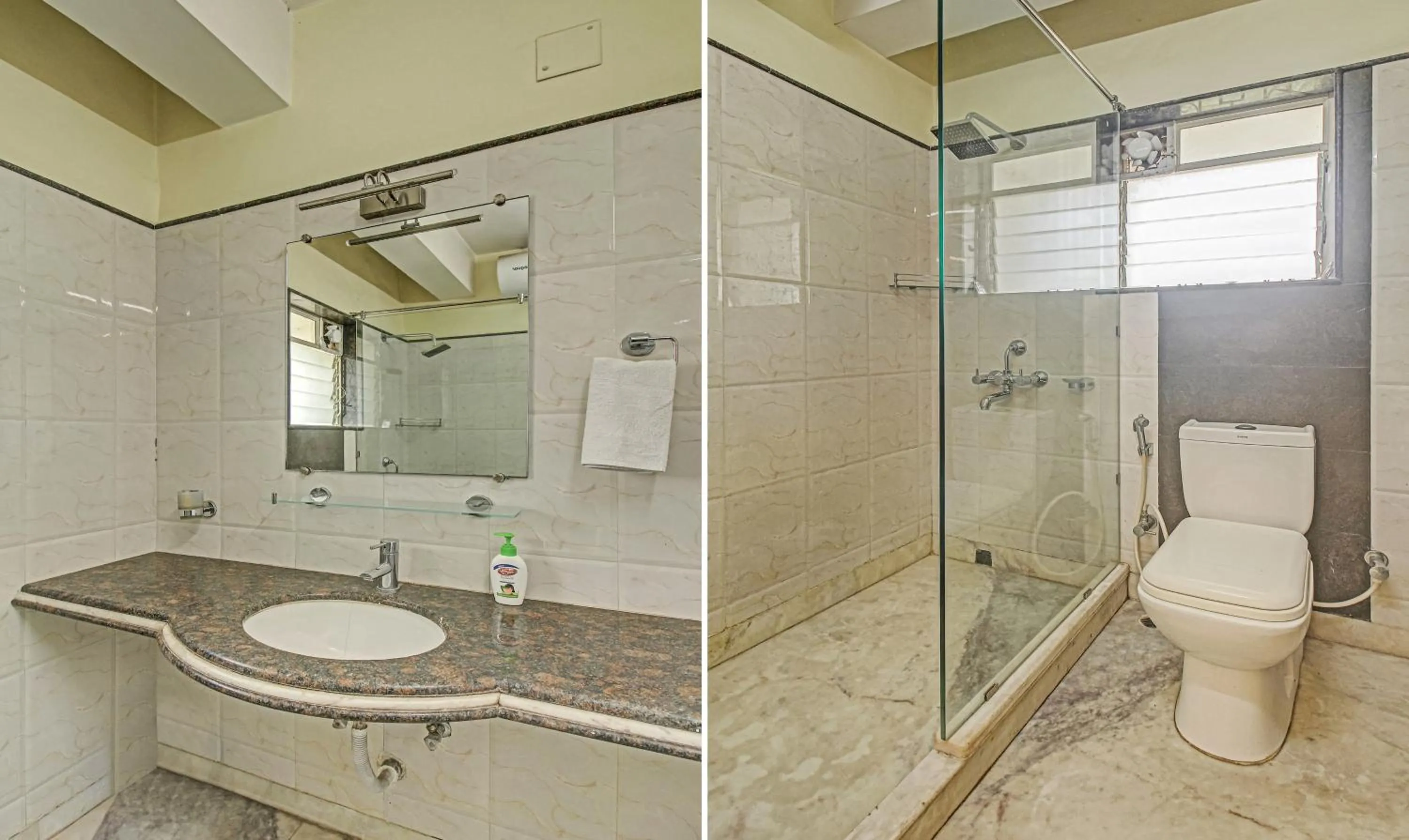 Bathroom in Treebo Sreemaa Newtown Near Biswa Bangla Gate