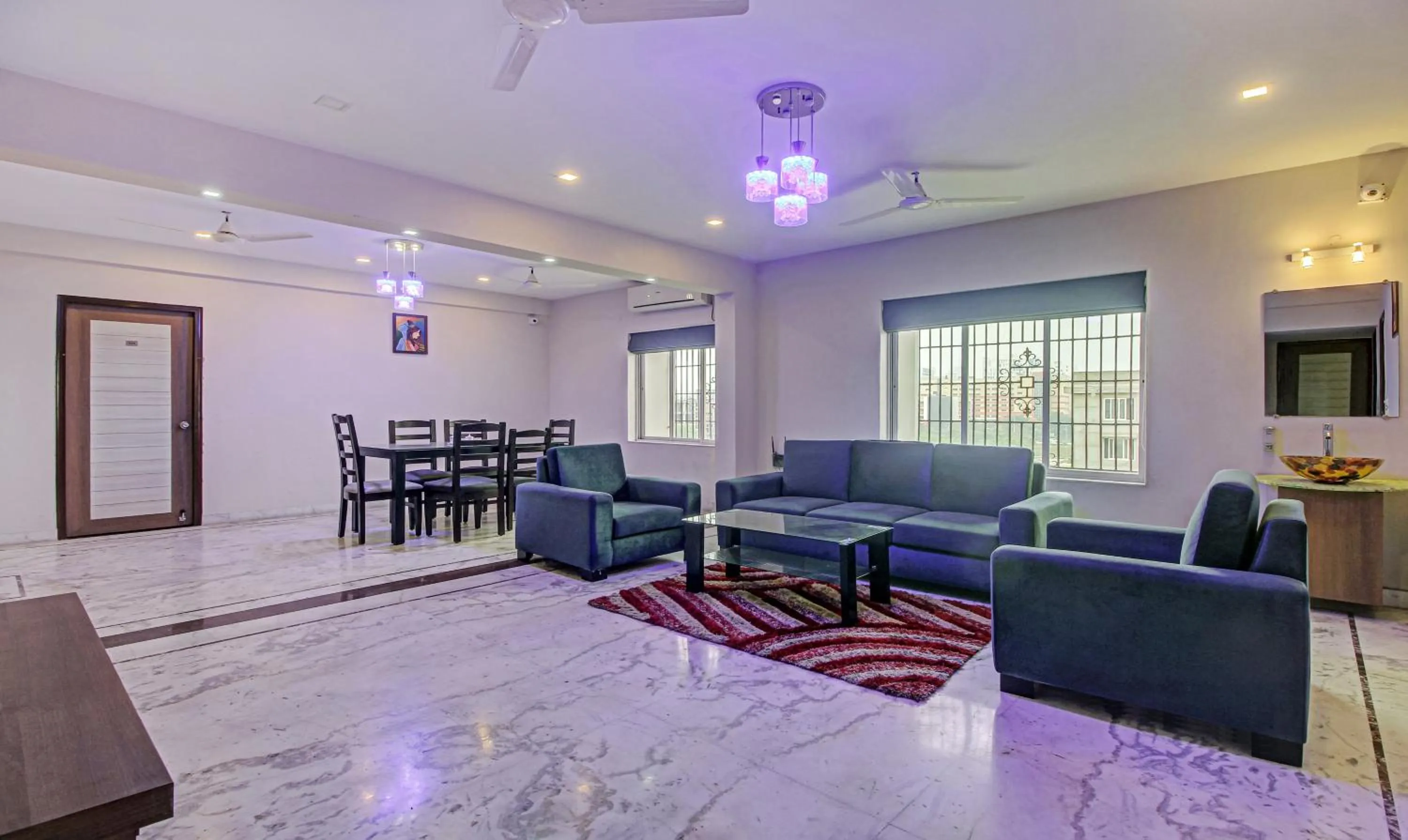 Seating area in Treebo Sreemaa Newtown Near Biswa Bangla Gate