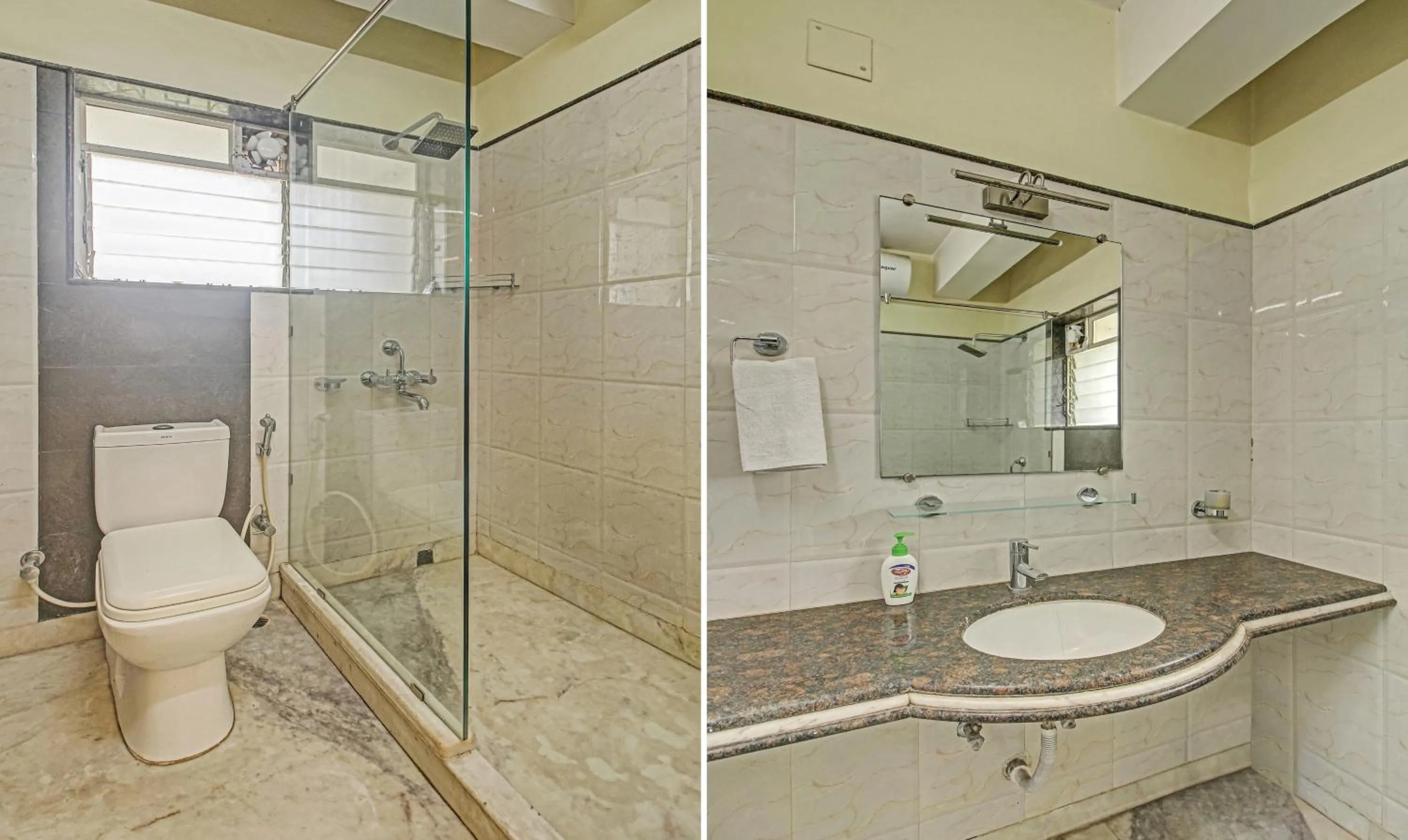 Bathroom in Treebo Sreemaa Newtown Near Biswa Bangla Gate