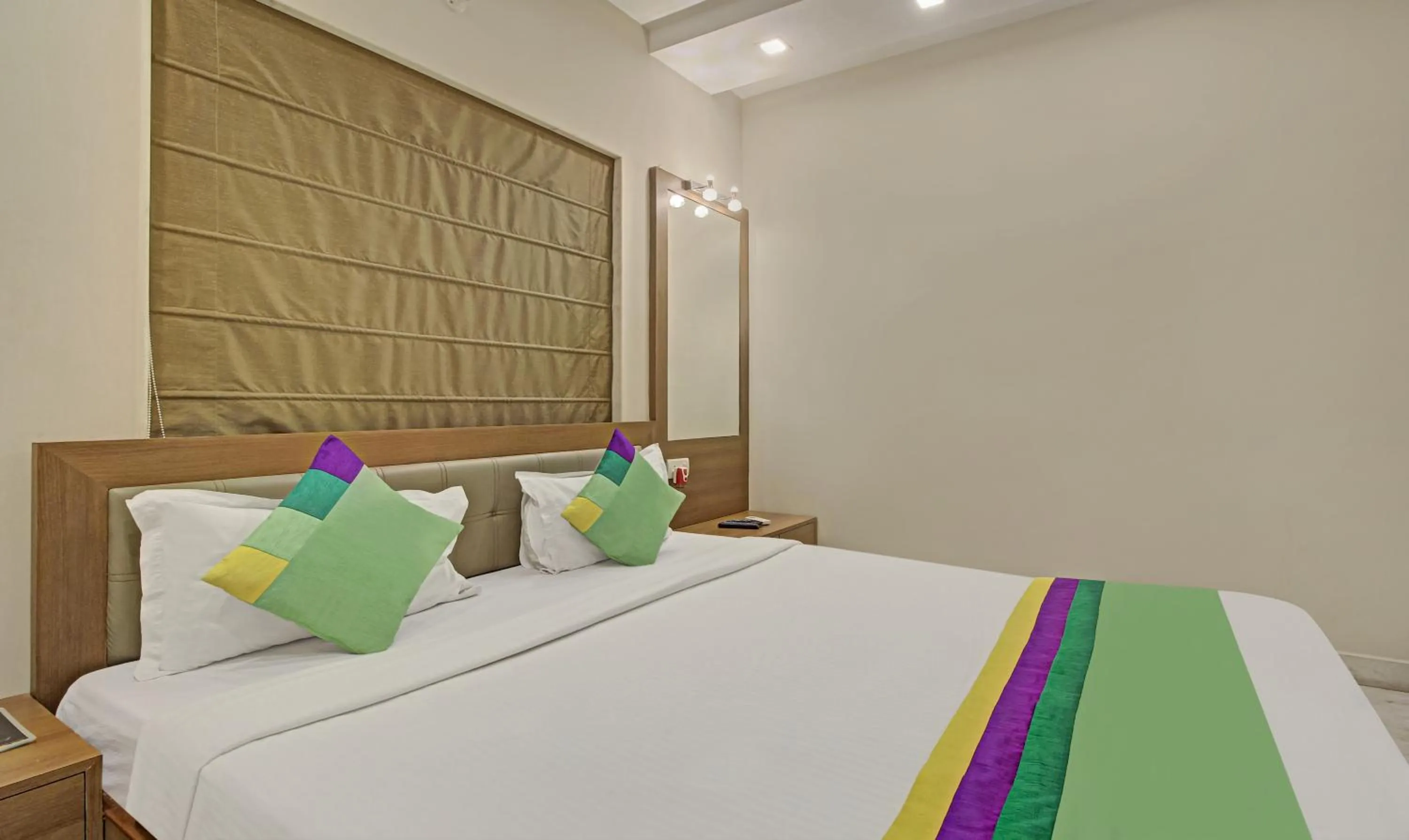 Bedroom, Bed in Treebo Sreemaa Newtown Near Biswa Bangla Gate