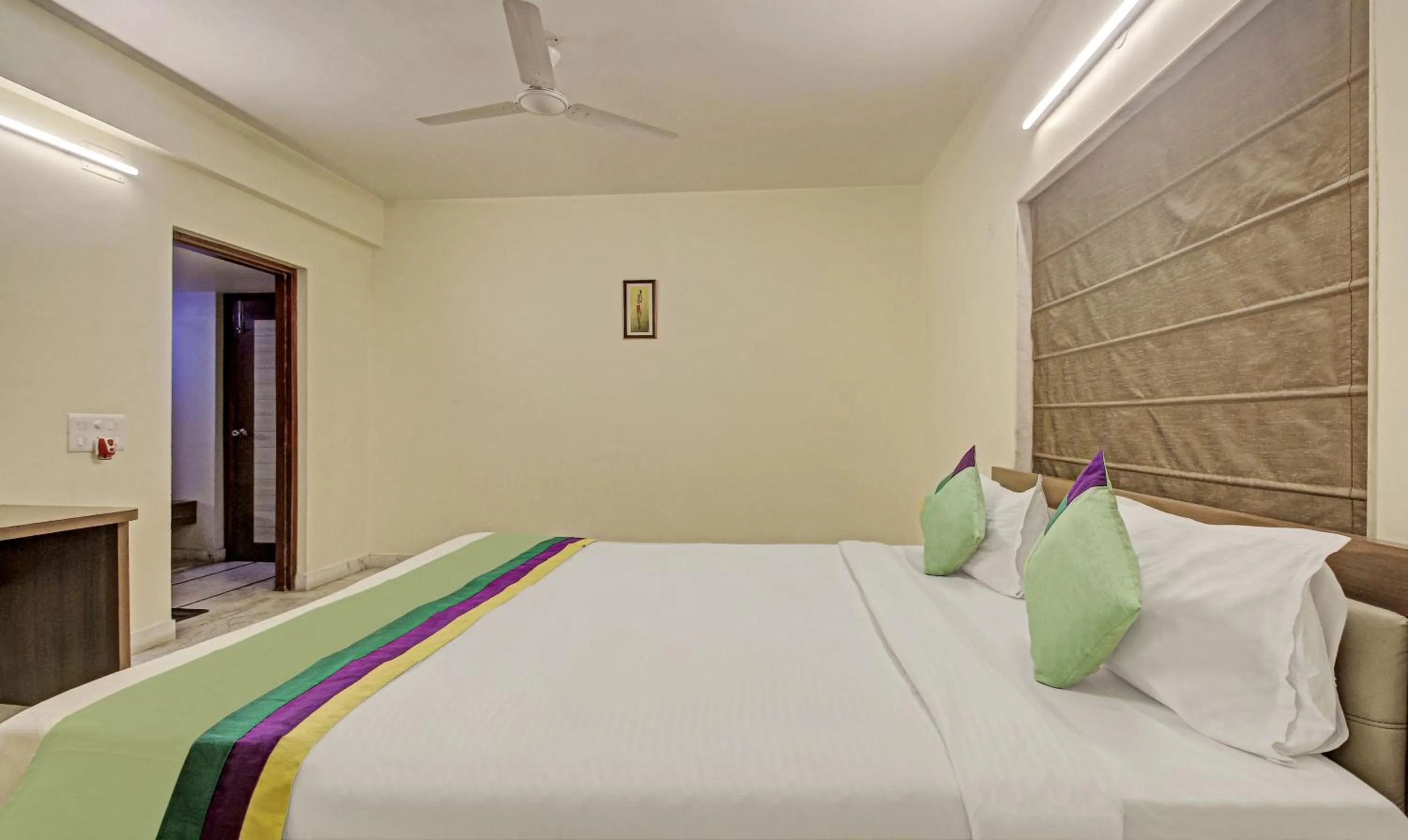 Bedroom, Bed in Treebo Sreemaa Newtown Near Biswa Bangla Gate