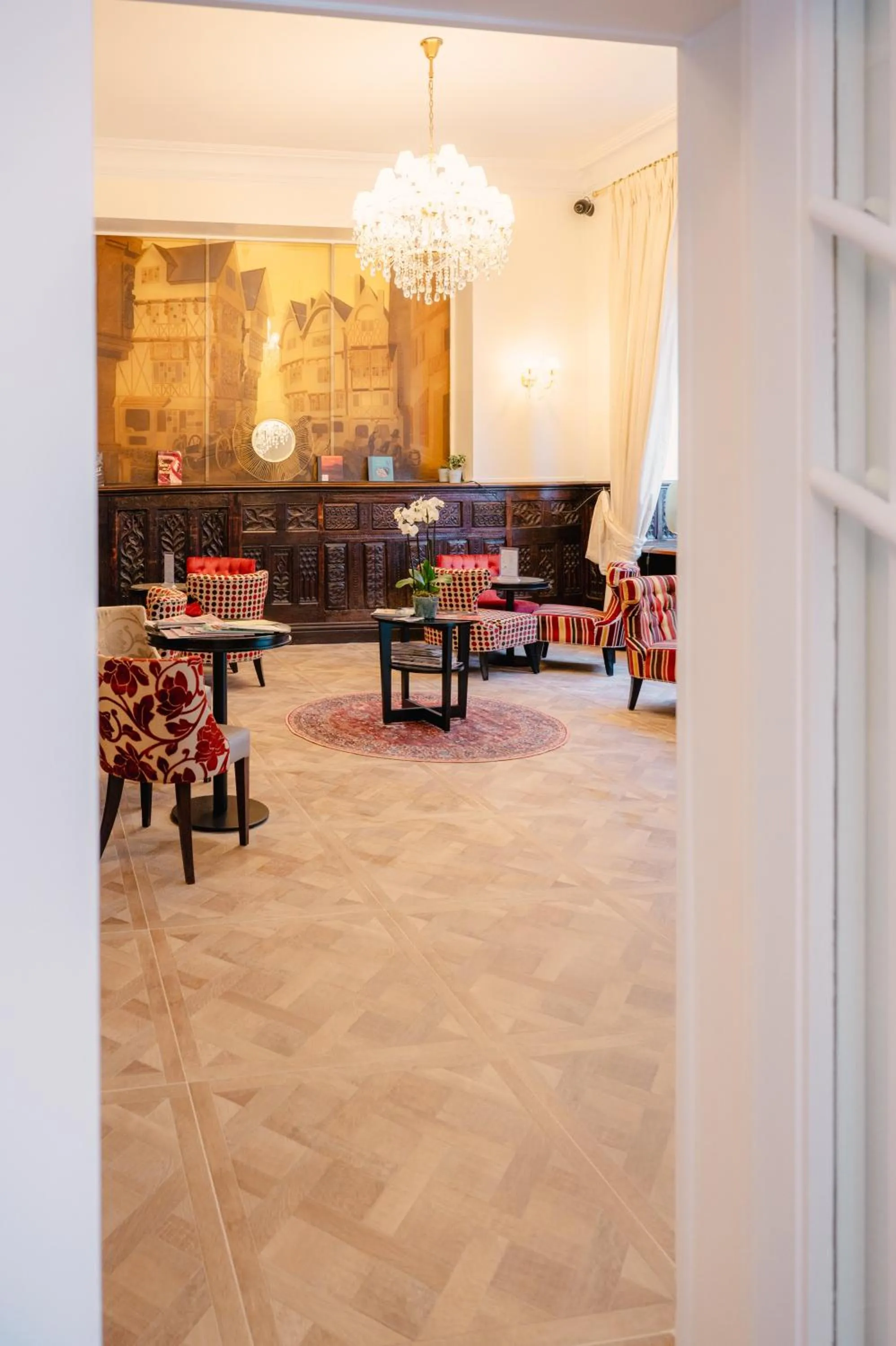 Living room in Grand Hôtel de l'Europe - Morlaix Centre
