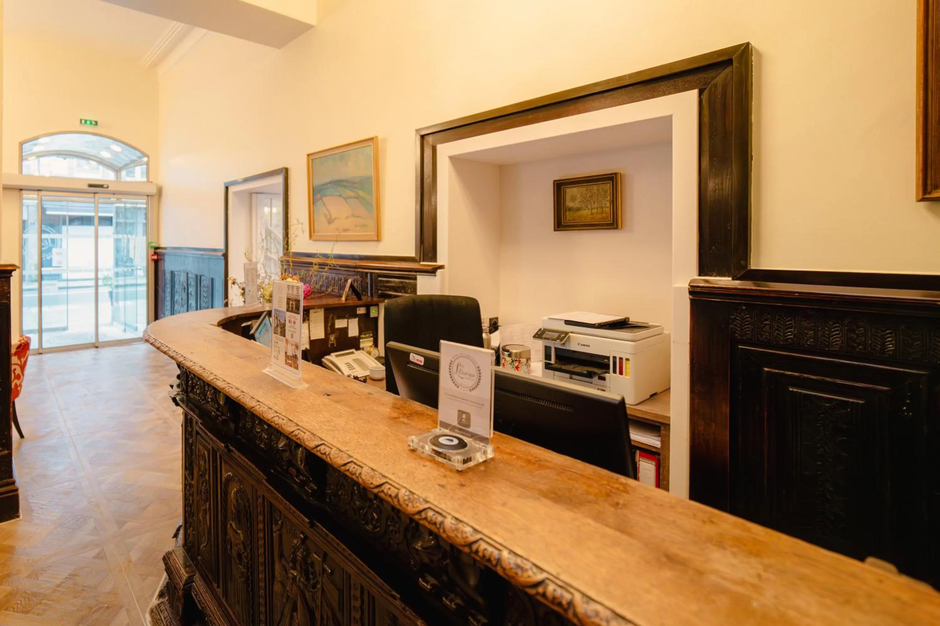 Lobby or reception in Grand Hôtel de l'Europe - Morlaix Centre