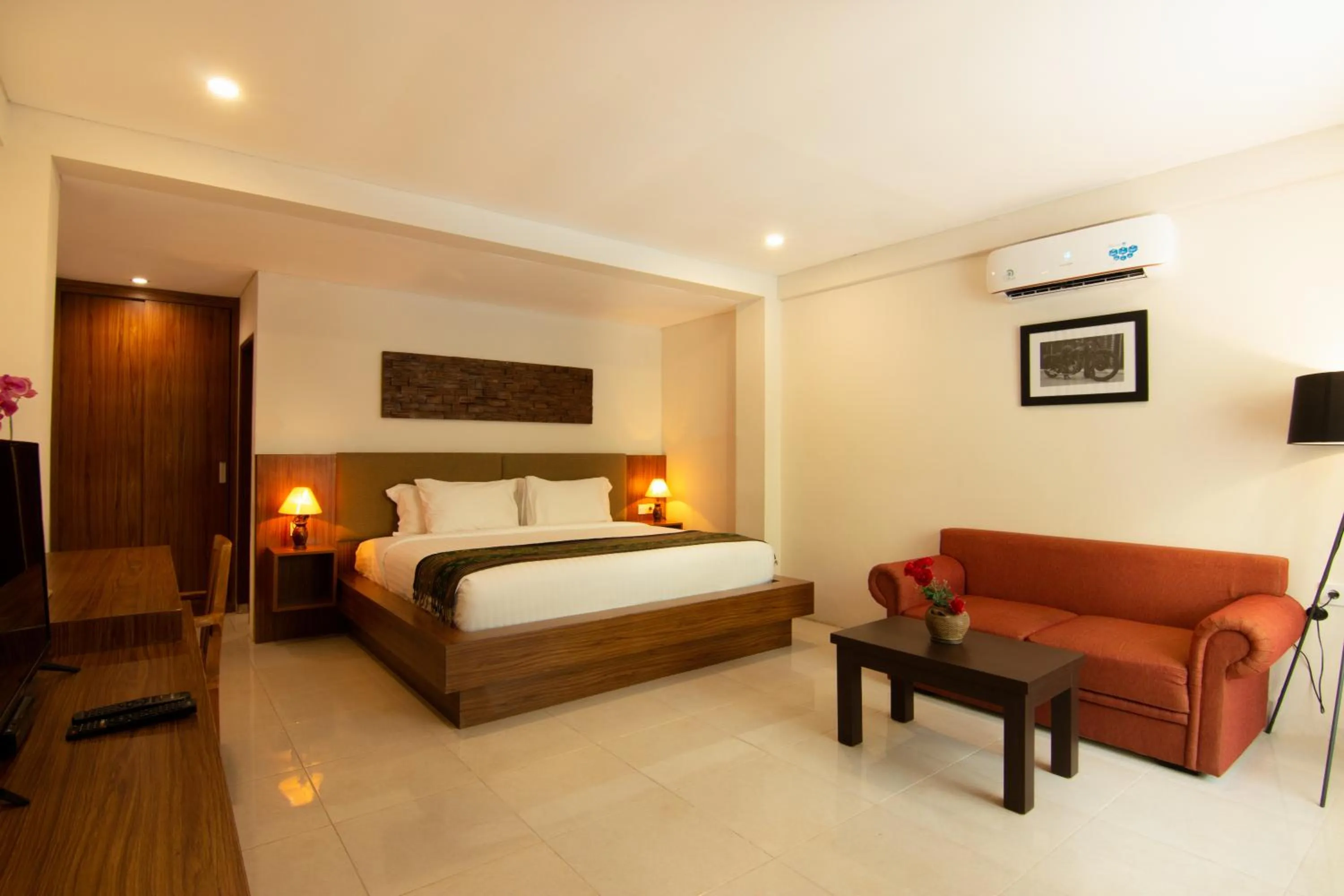 Bed in Diva Lombok Resort