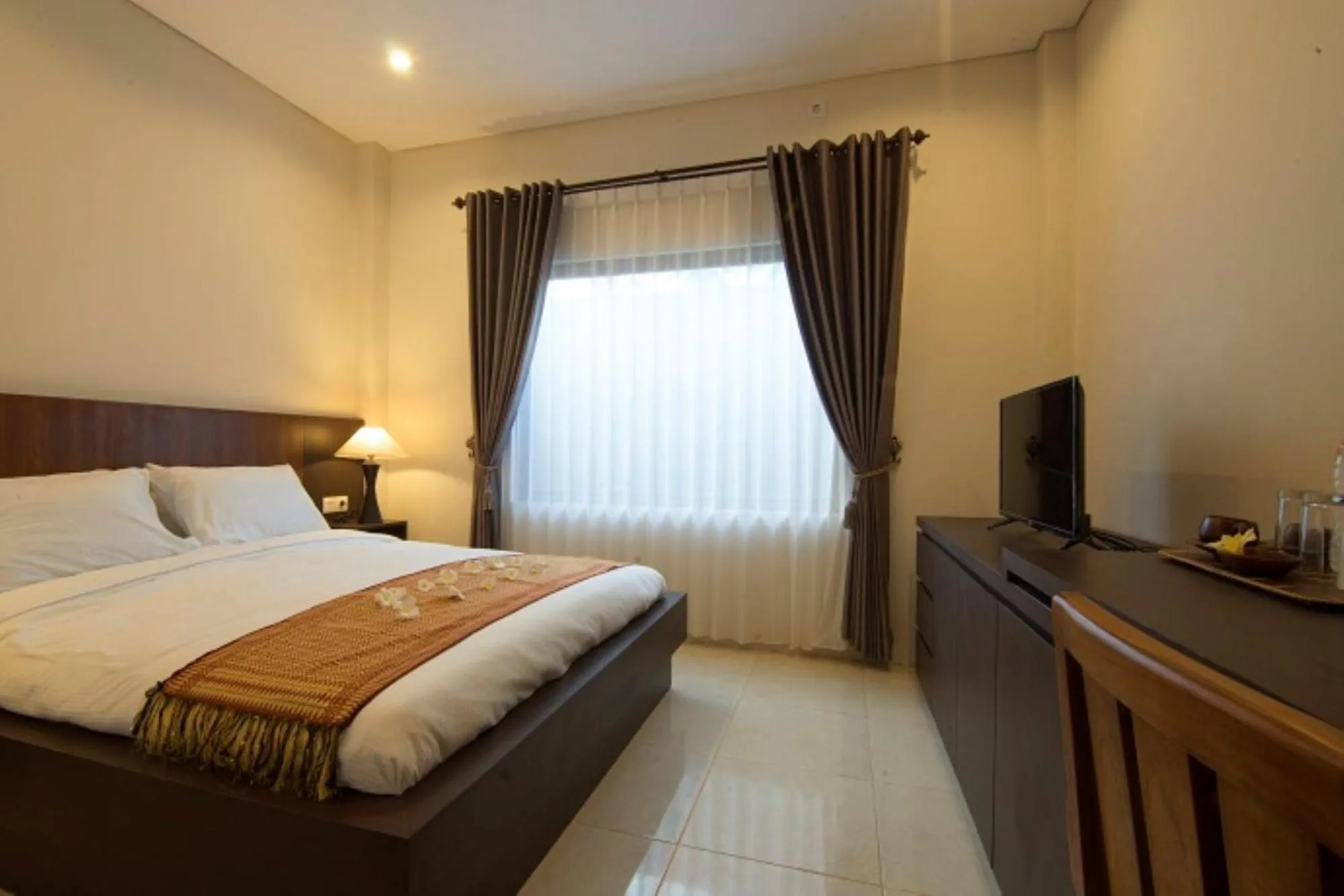 Bed in Diva Lombok Resort