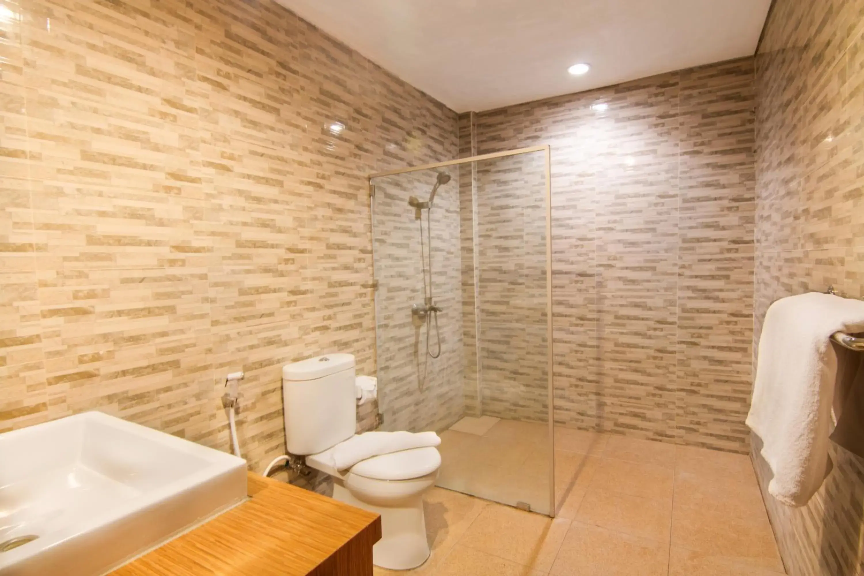 Shower in Diva Lombok Resort Shower in Diva Lombok Resort