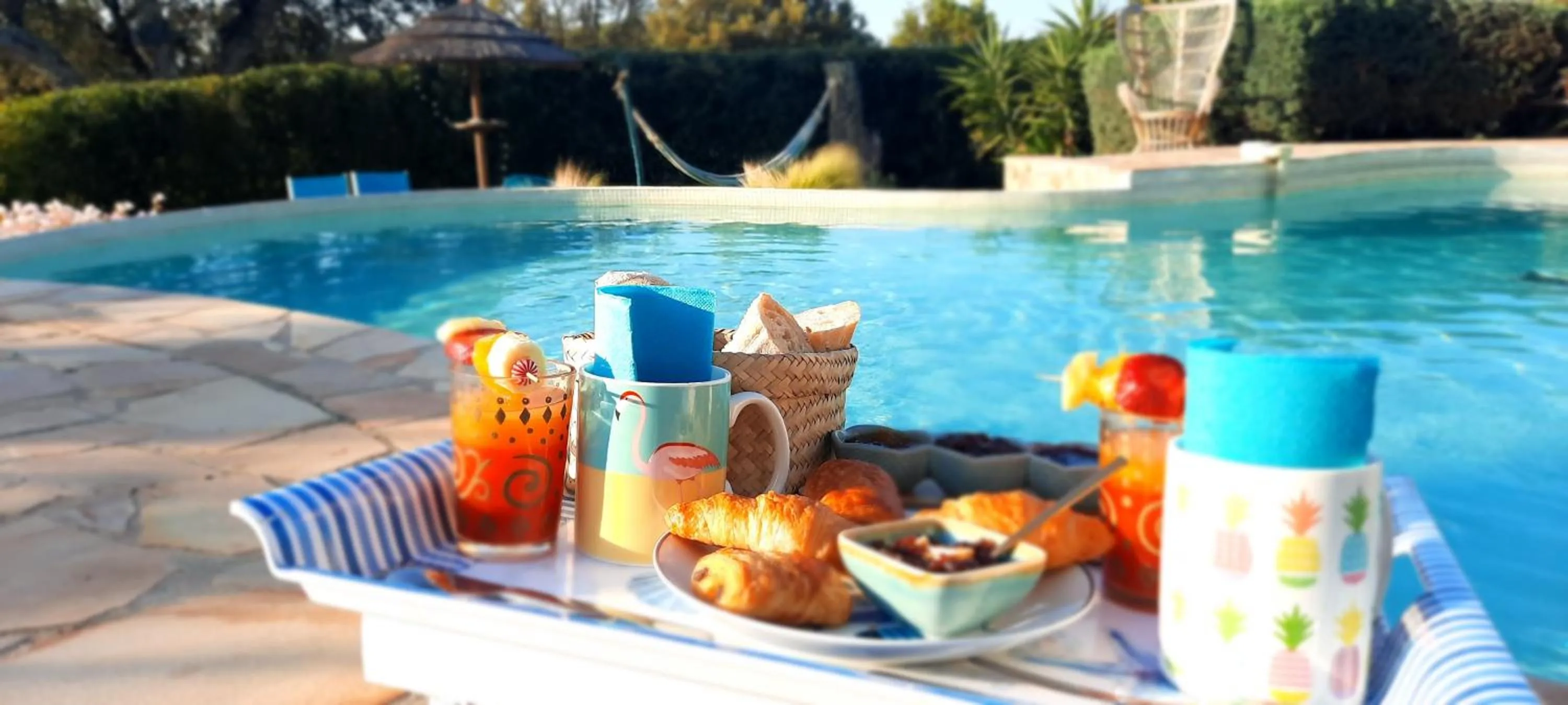 Swimming pool in Villa des Delices