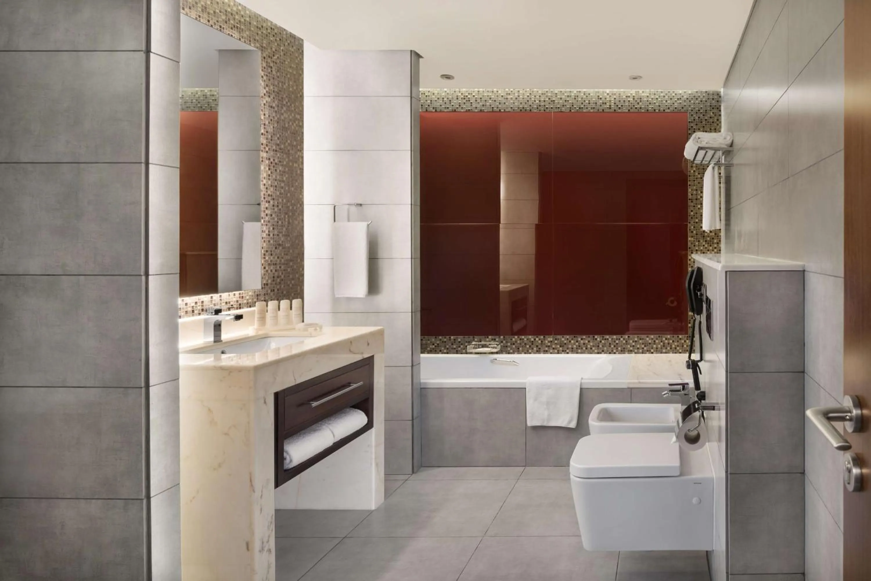 Bathroom in Radisson Blu Hotel, Dubai Waterfront