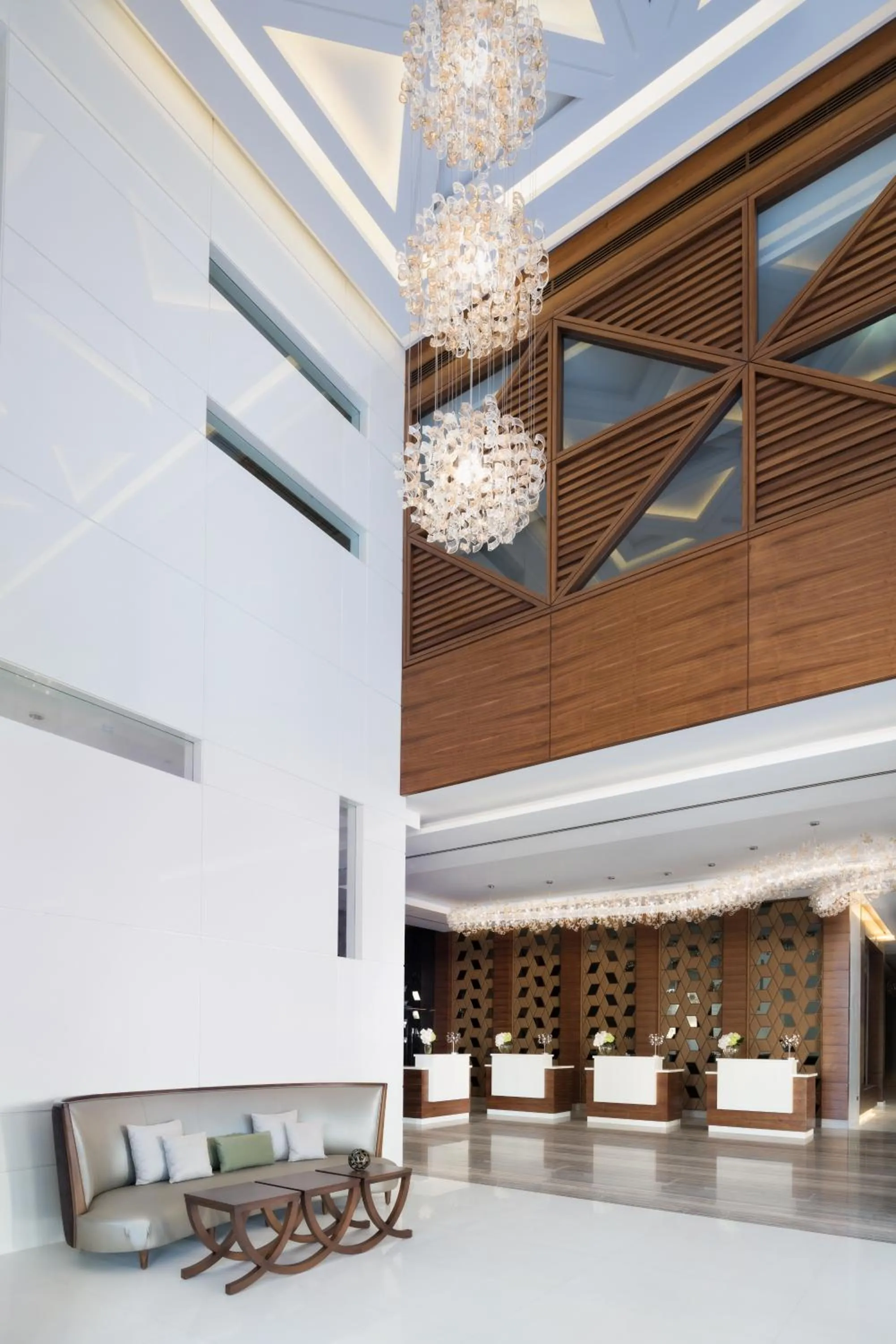 Lobby or reception in Radisson Blu Hotel, Dubai Waterfront