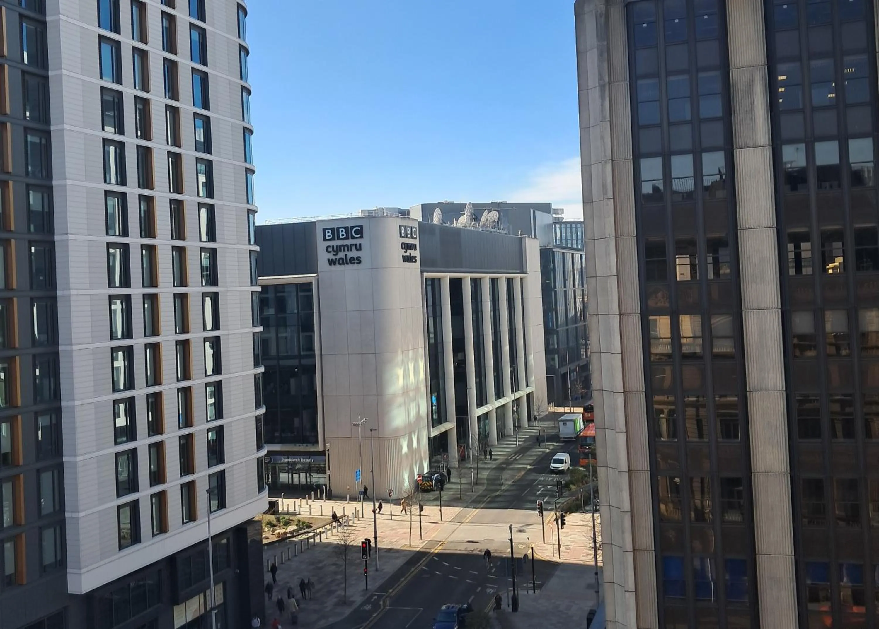 City view in The Royal Hotel Cardiff