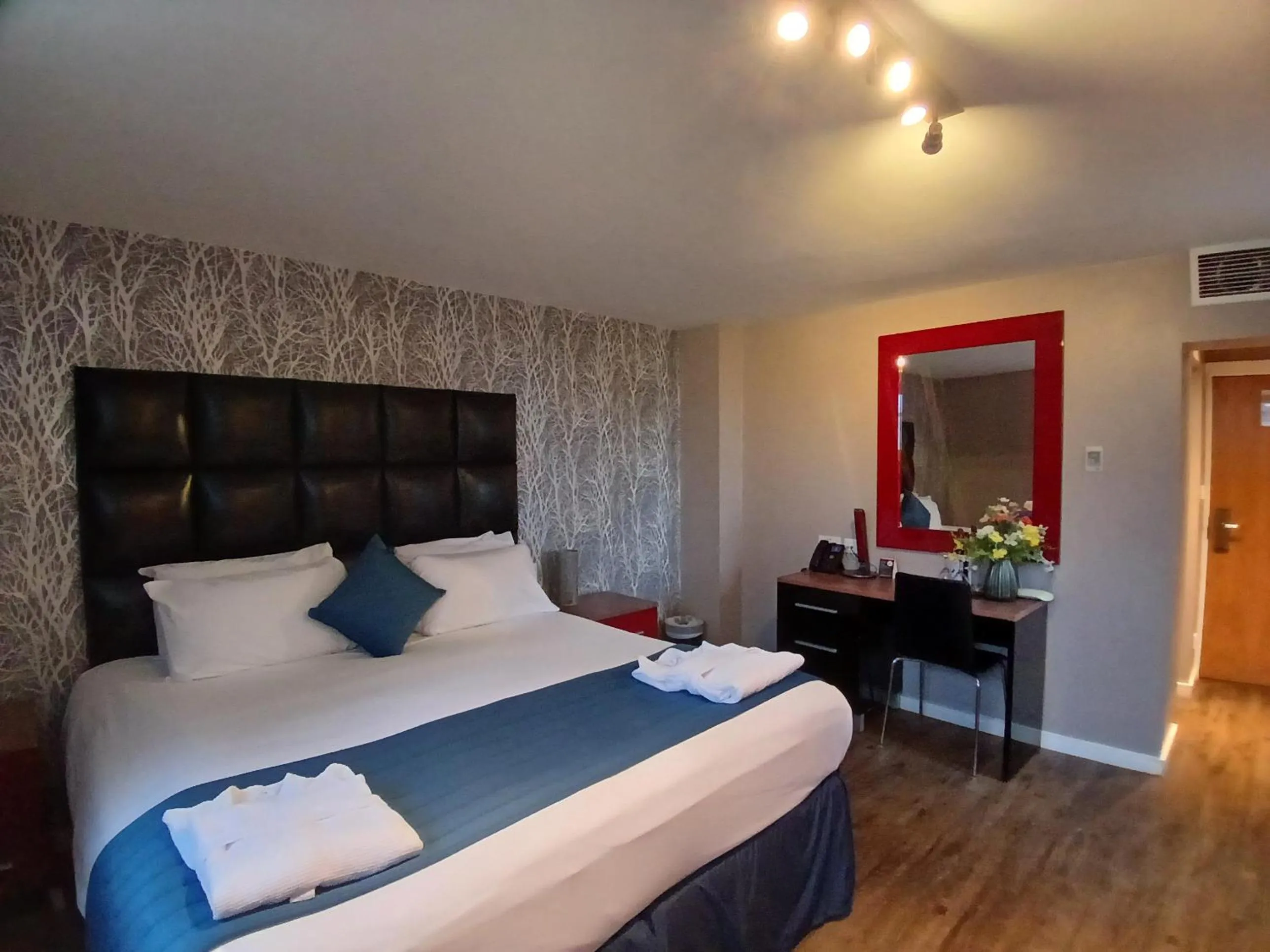 Bed in The Royal Hotel Cardiff