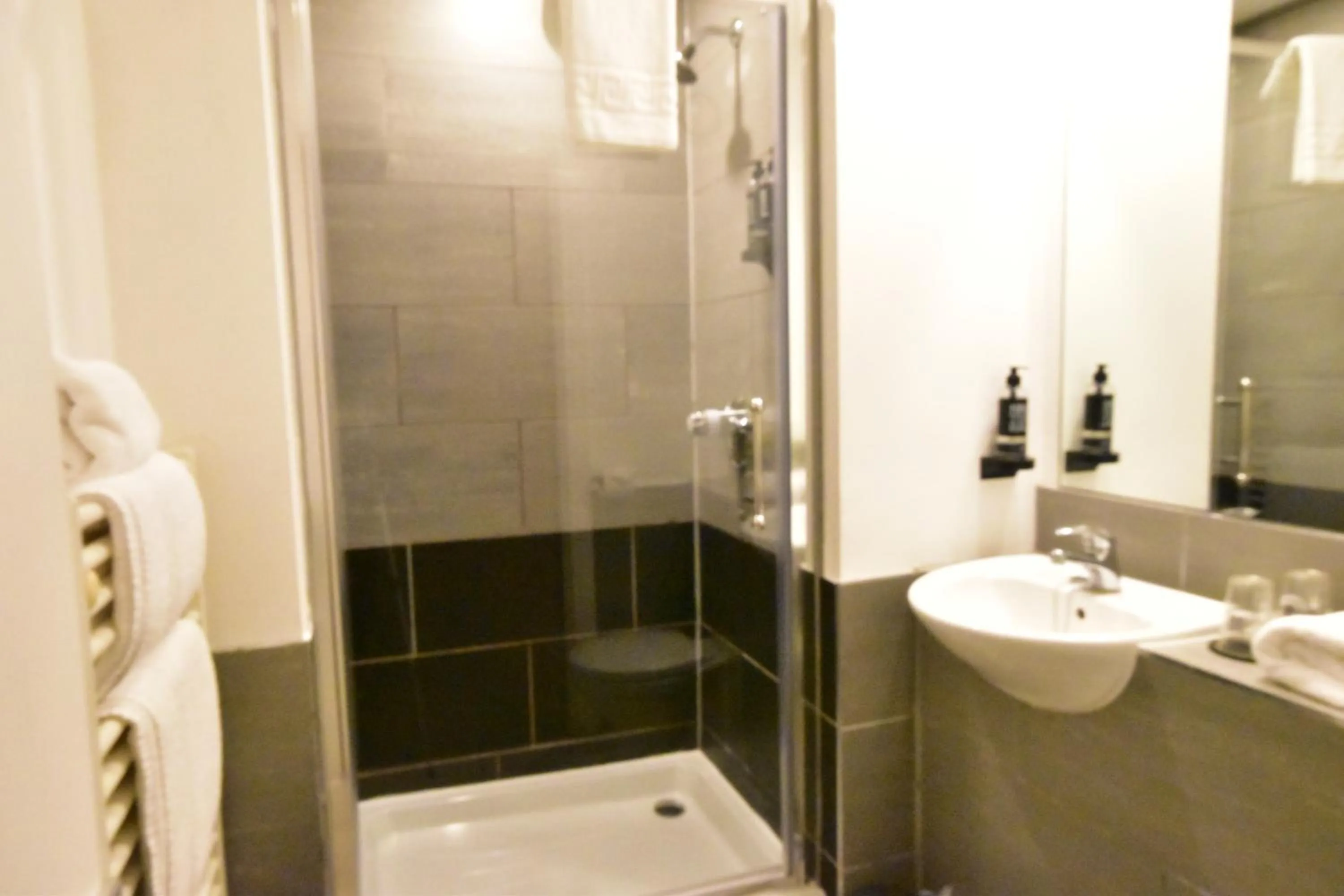 Shower in The Royal Hotel Cardiff