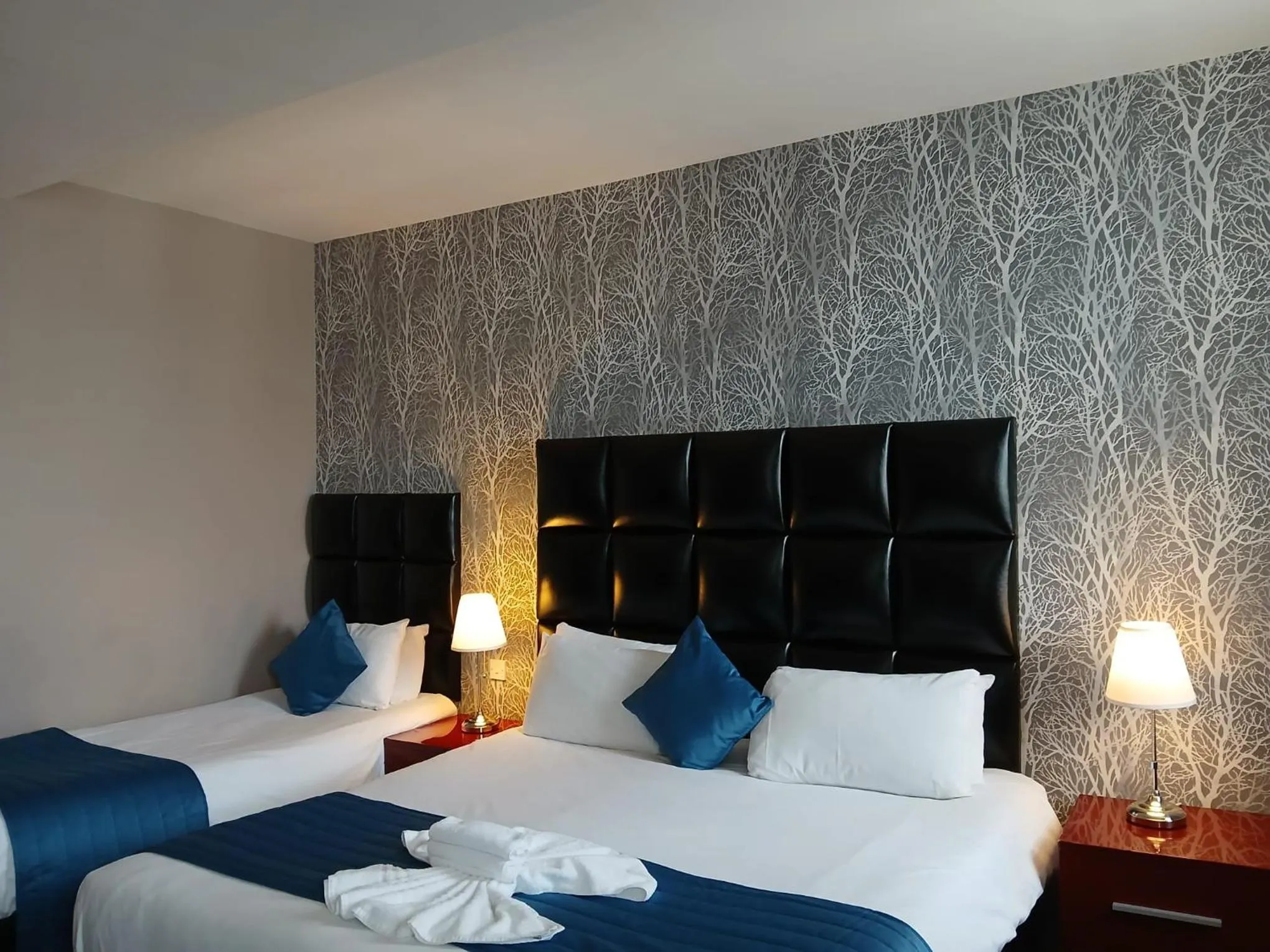 Bed in The Royal Hotel Cardiff