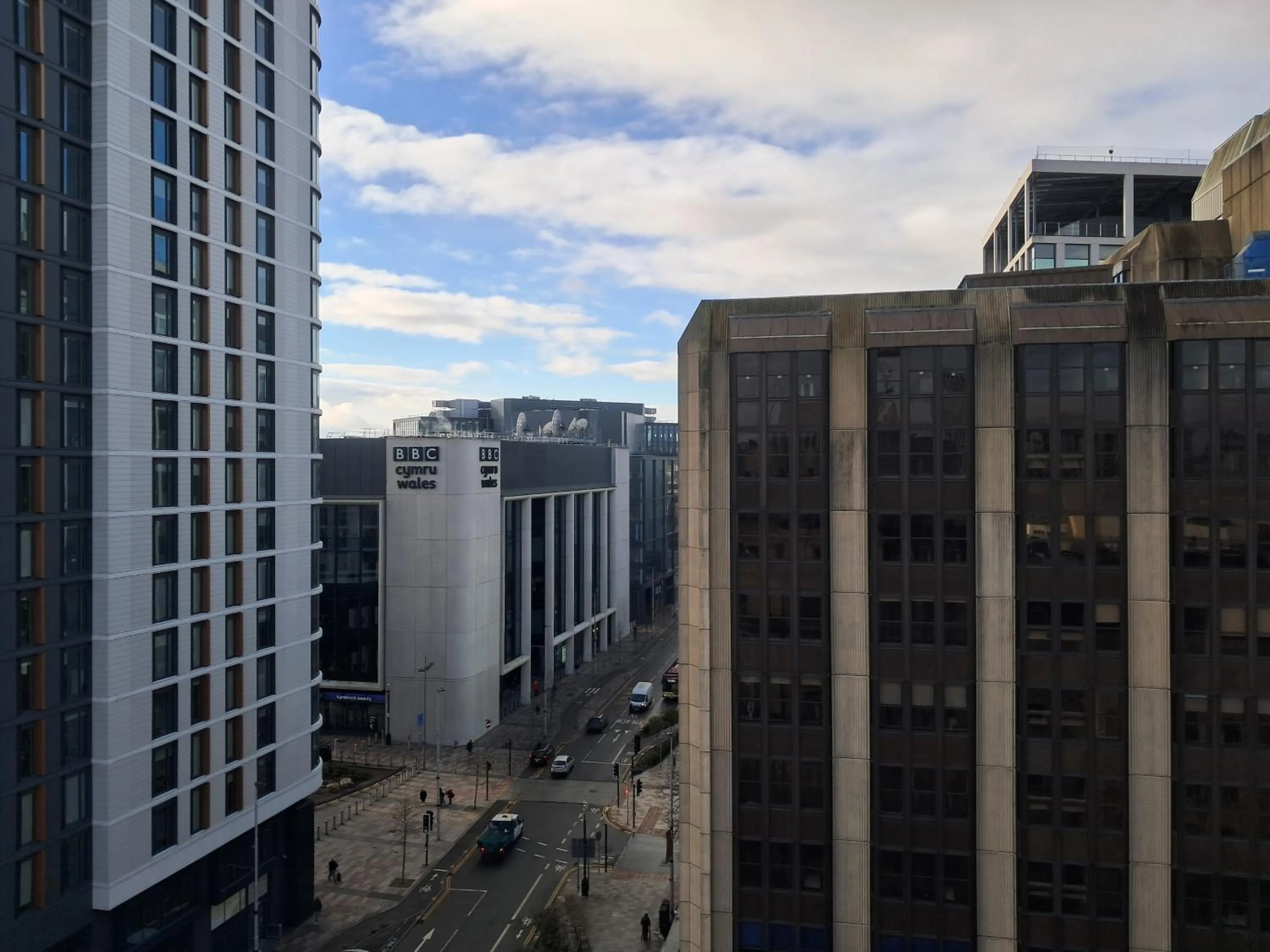 City view in The Royal Hotel Cardiff