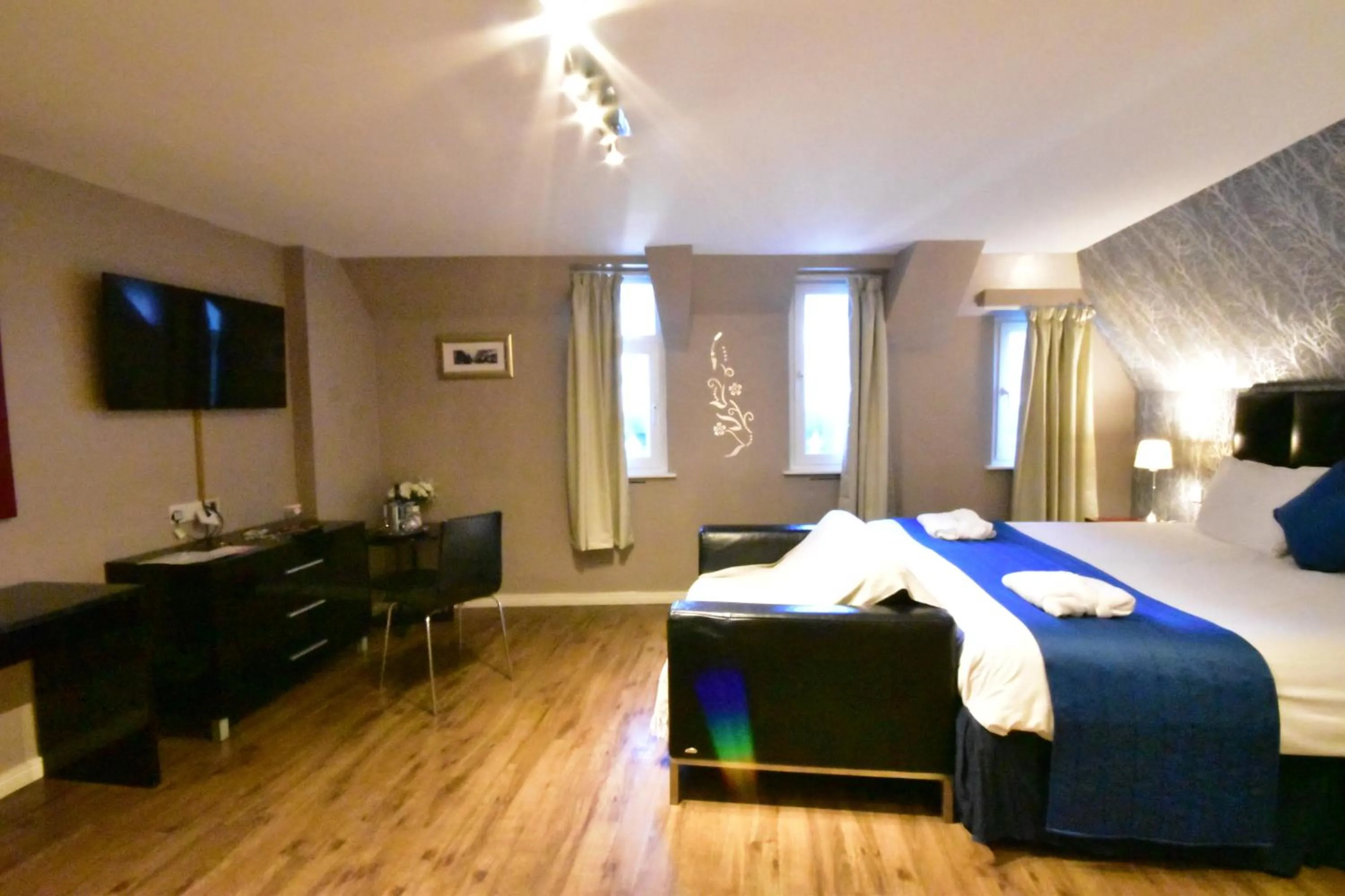 Bed in The Royal Hotel Cardiff