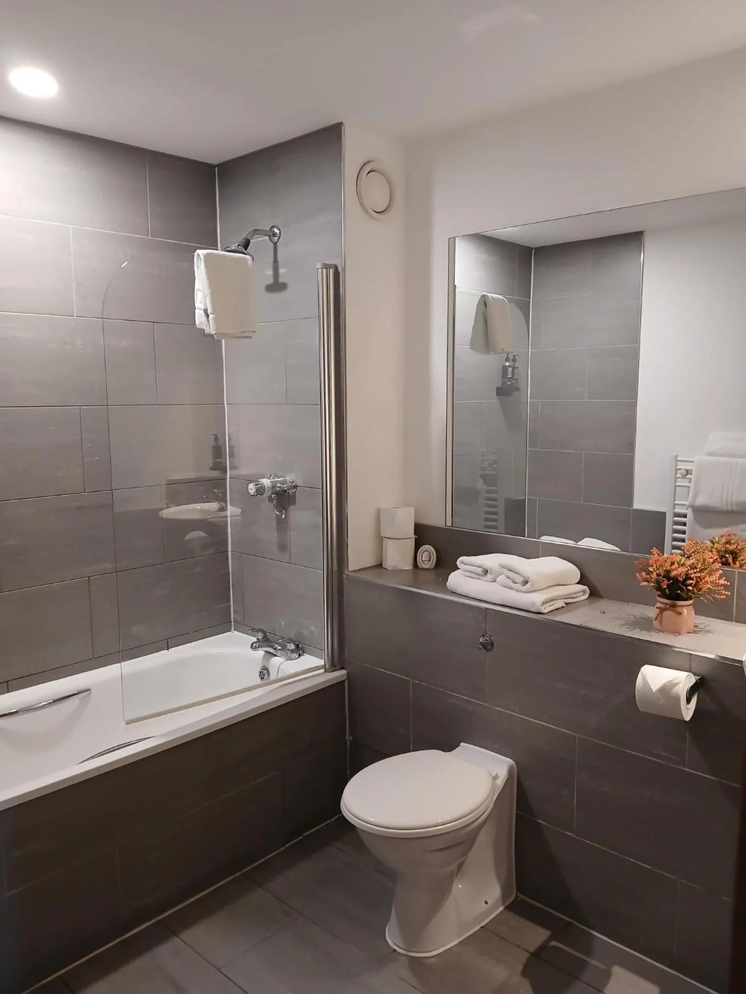 Shower in The Royal Hotel Cardiff