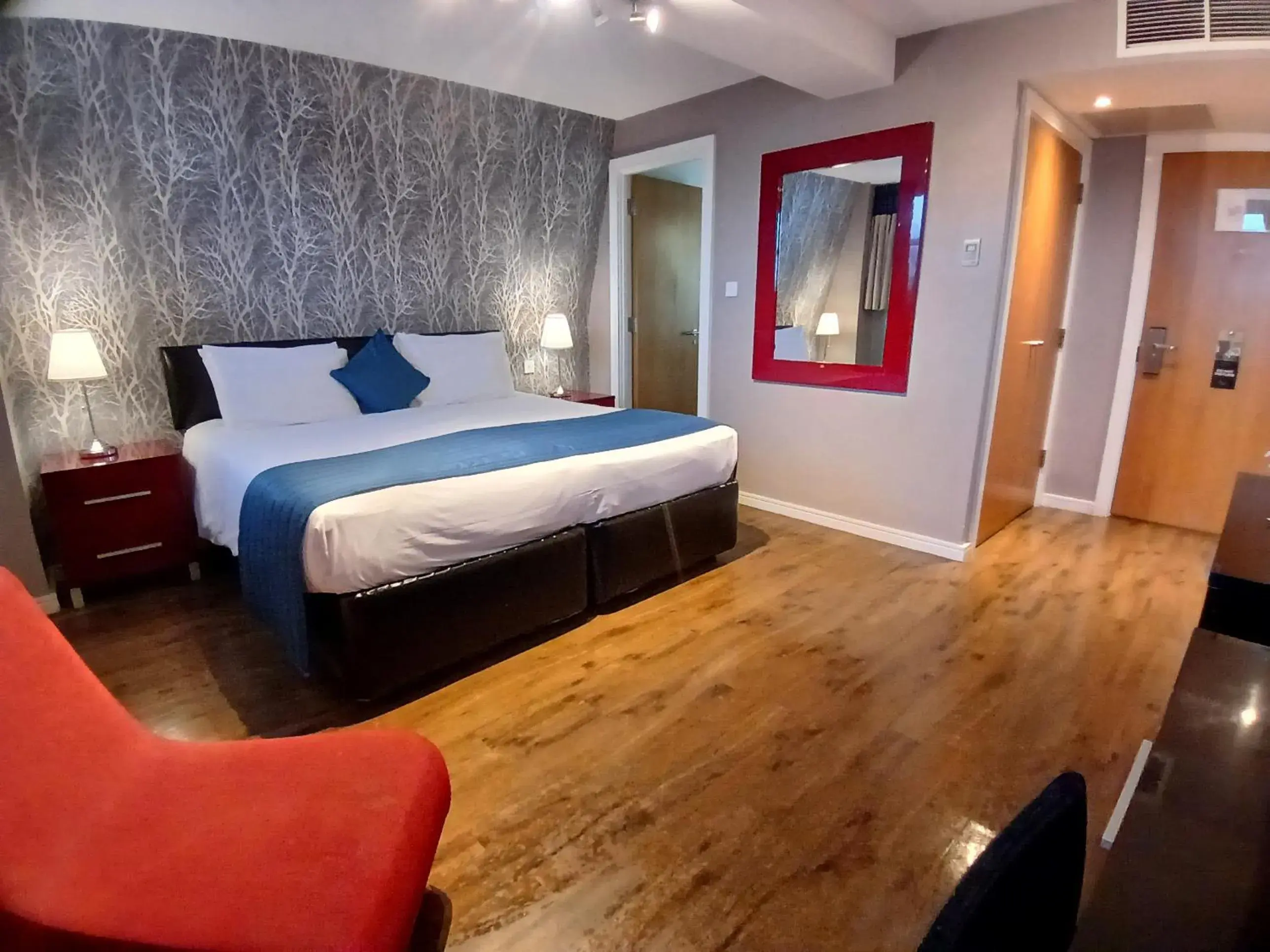 Bedroom, Bed in The Royal Hotel Cardiff Bedroom, Bed in The Royal Hotel Cardiff