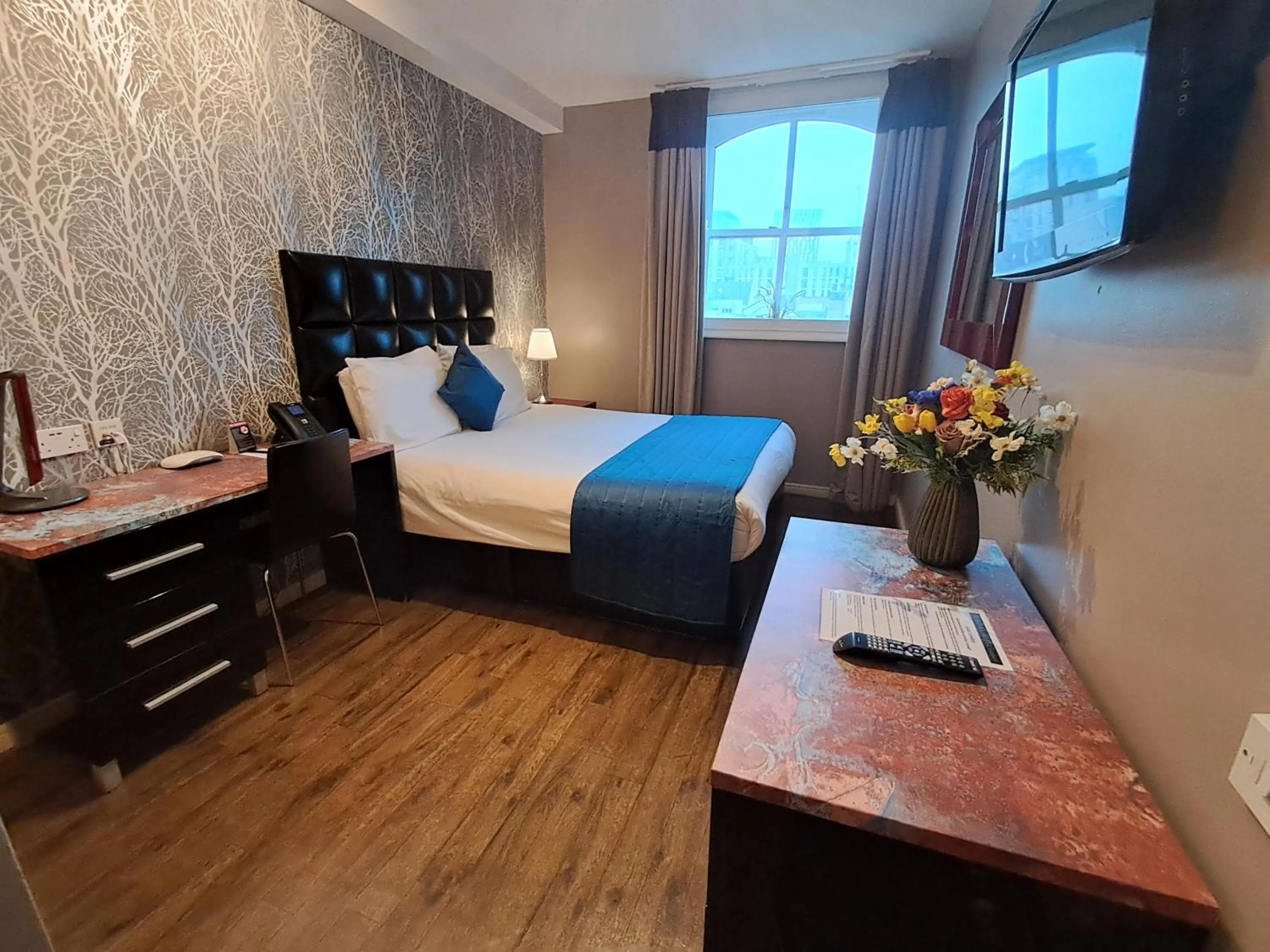 Bed in The Royal Hotel Cardiff