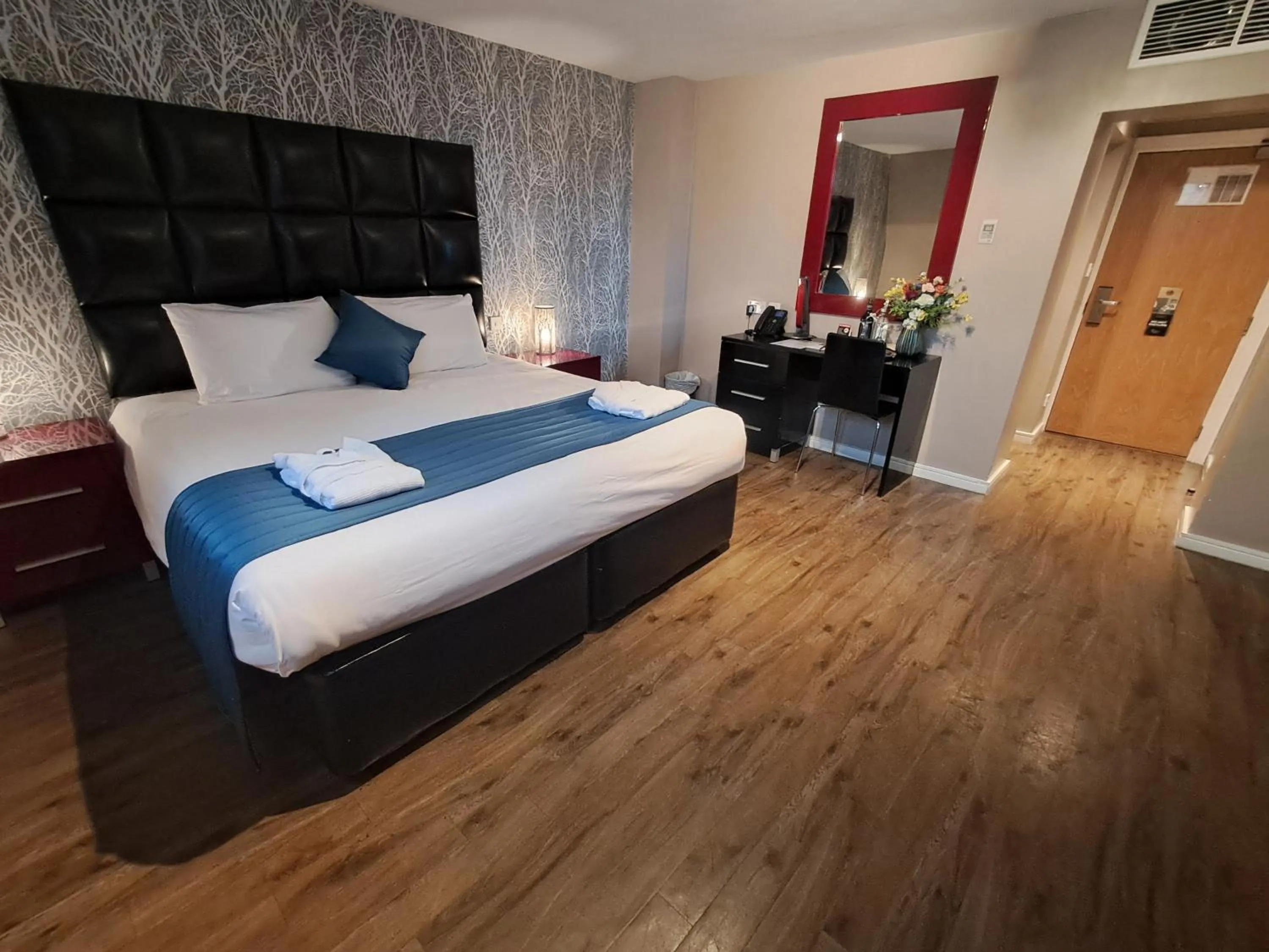 Bed in The Royal Hotel Cardiff