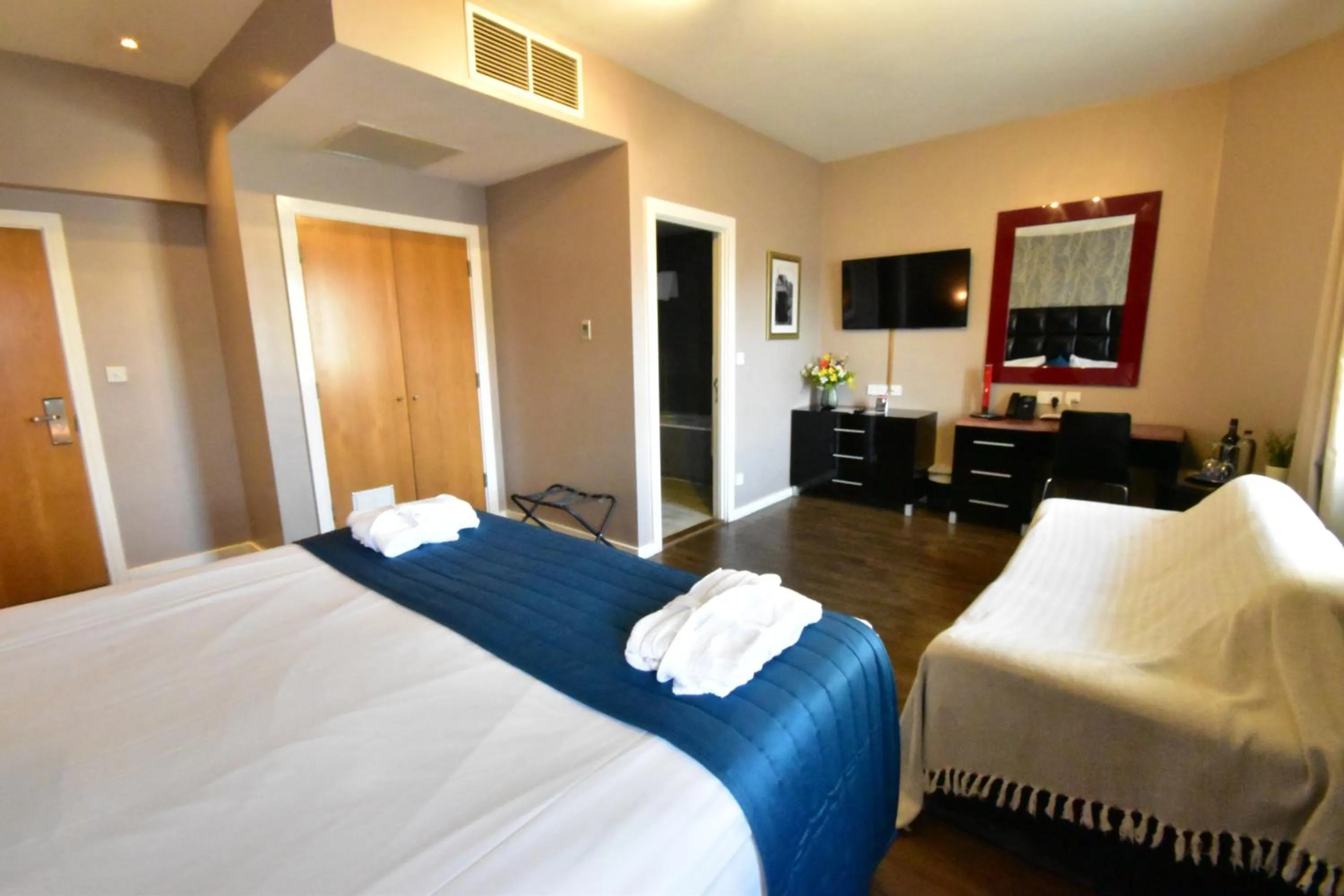 Bed in The Royal Hotel Cardiff