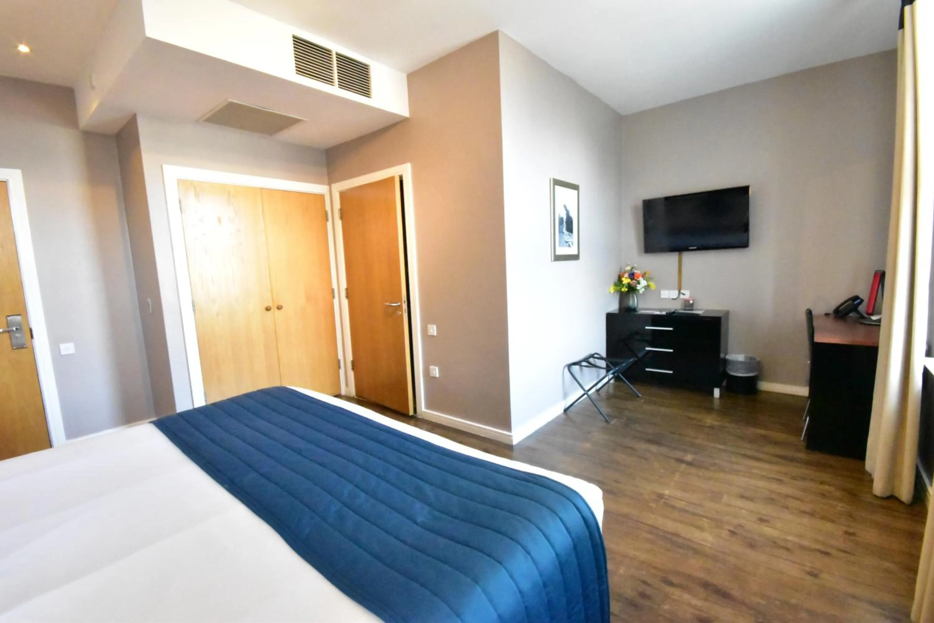 Bed in The Royal Hotel Cardiff