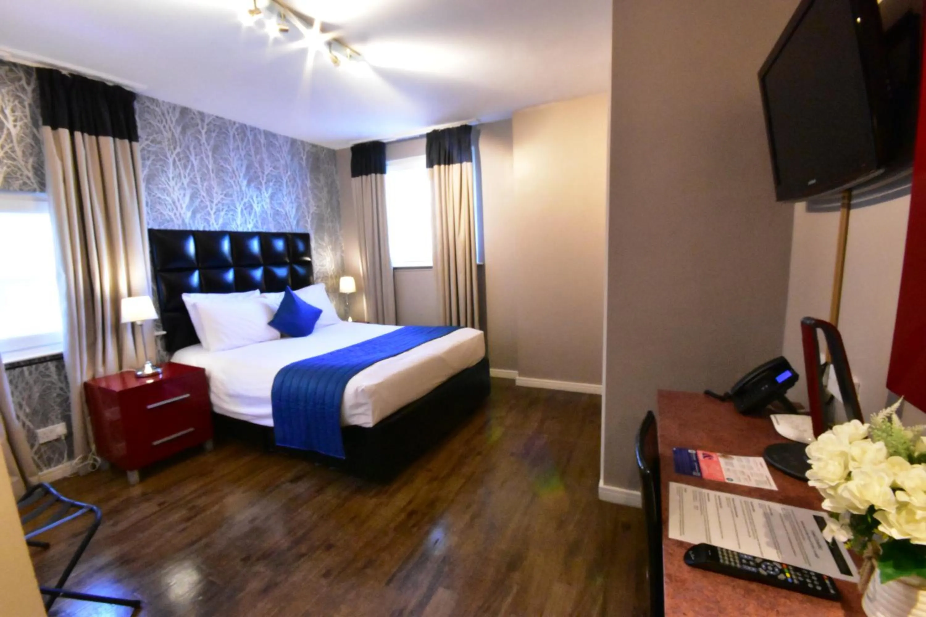 Bed in The Royal Hotel Cardiff