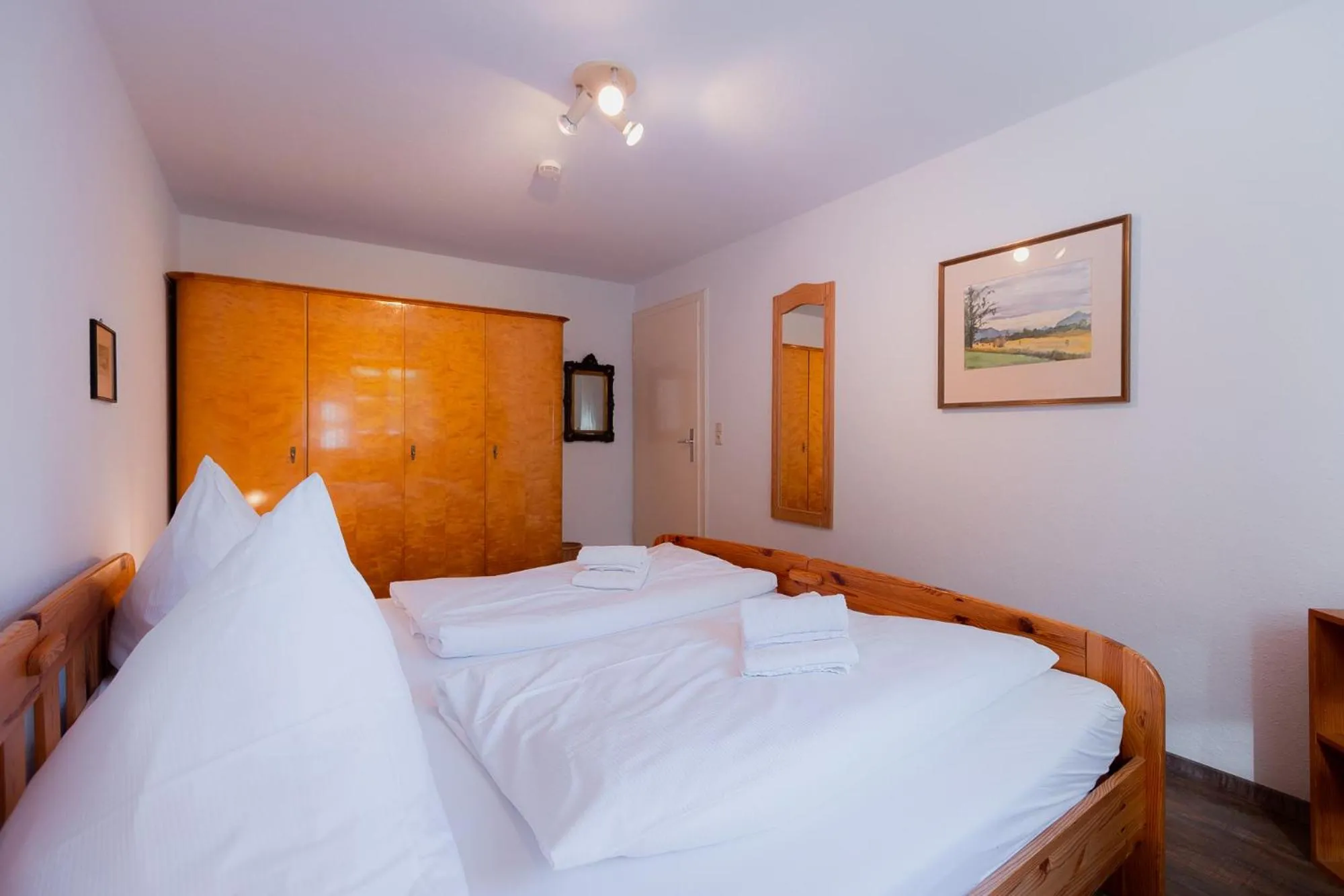 Bathroom, Bed in Waldklause