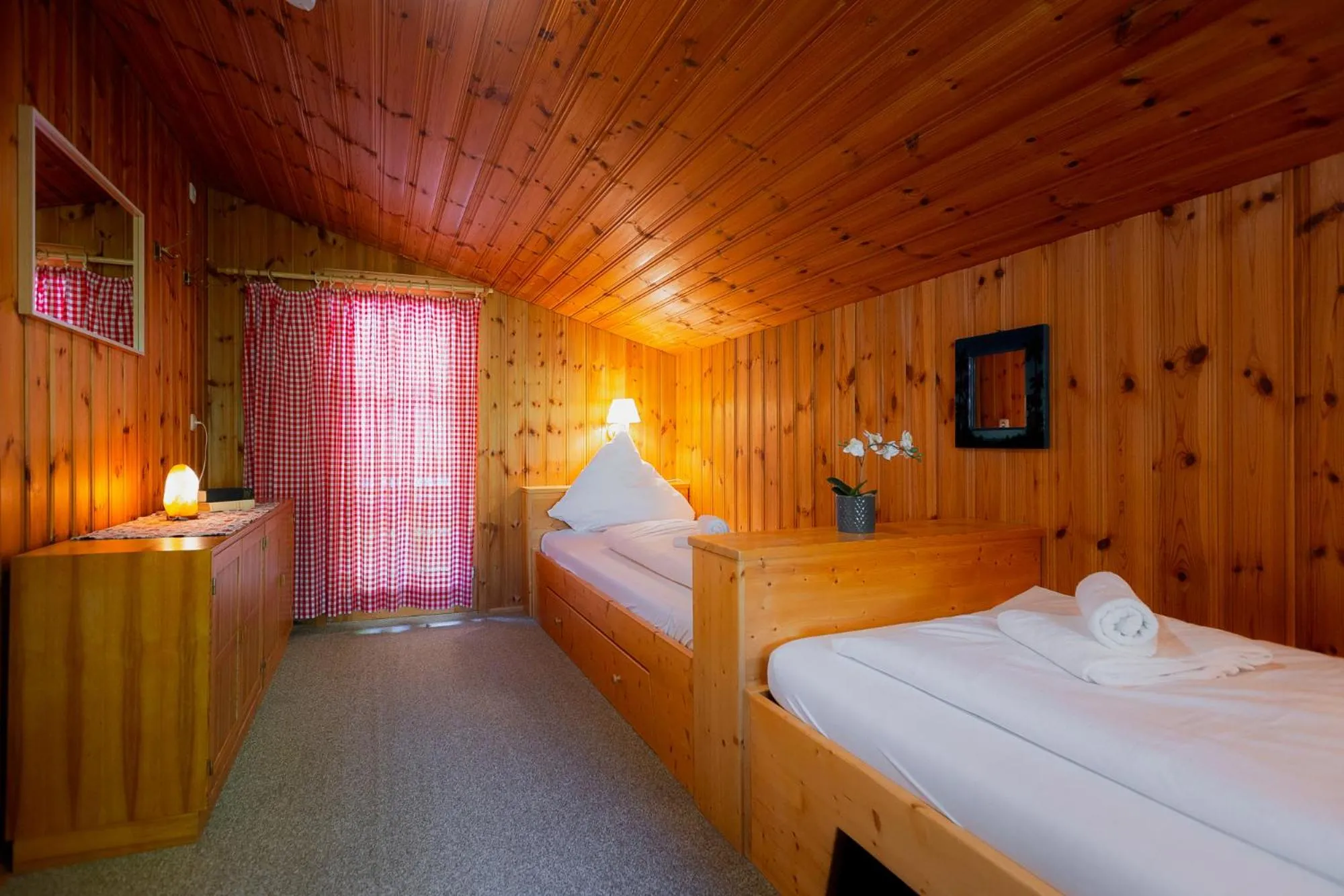 Bedroom, Bed in Waldklause