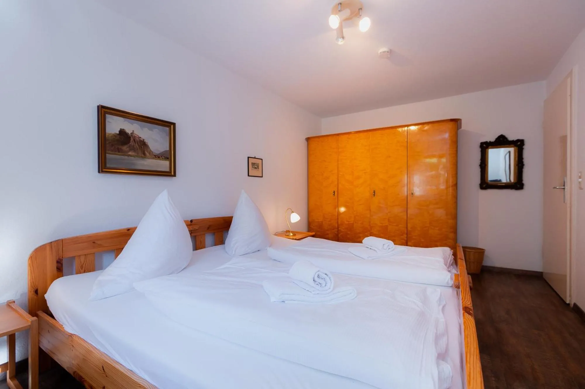 Bedroom, Bed in Waldklause