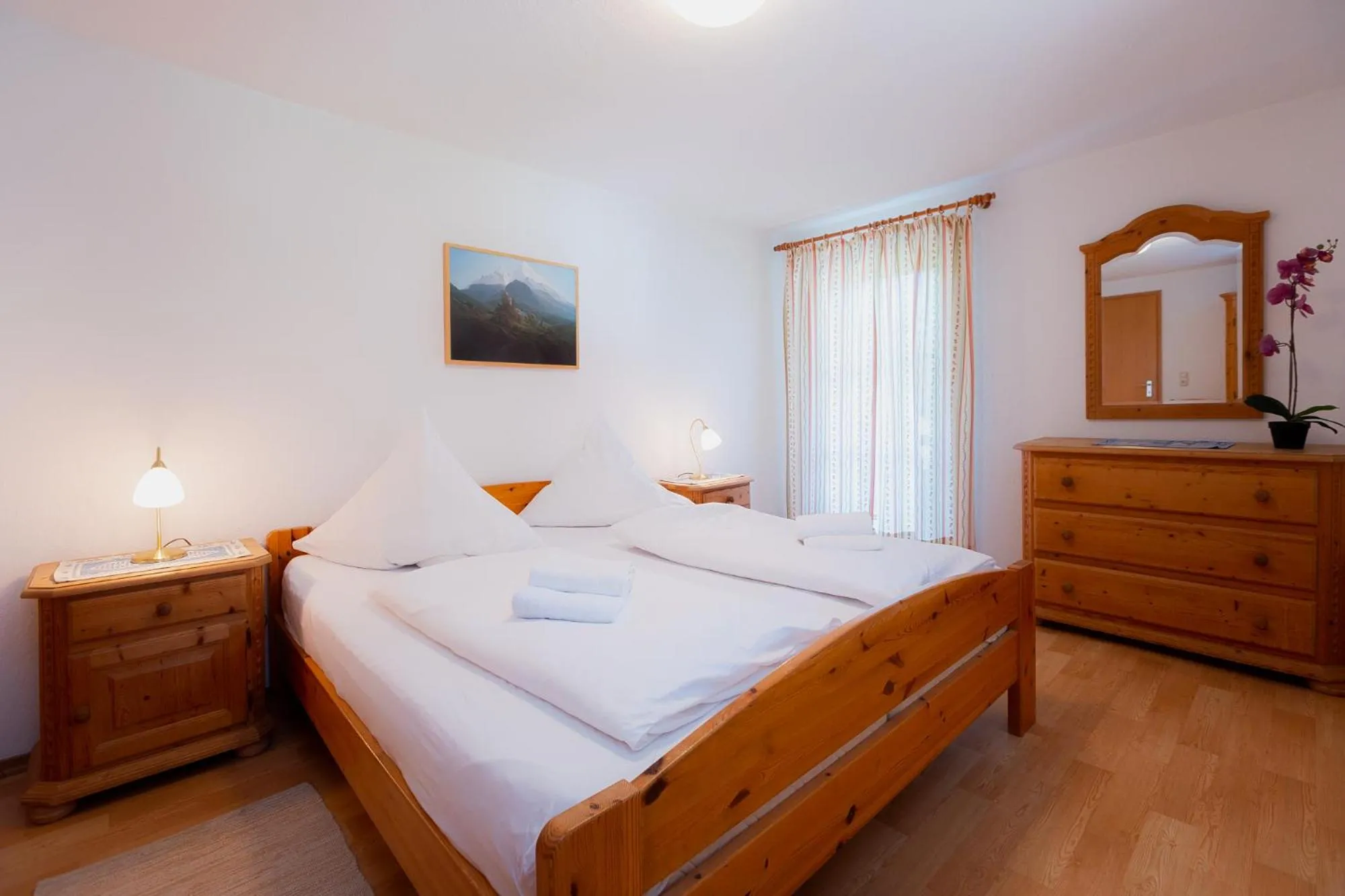 Bedroom, Bed in Waldklause
