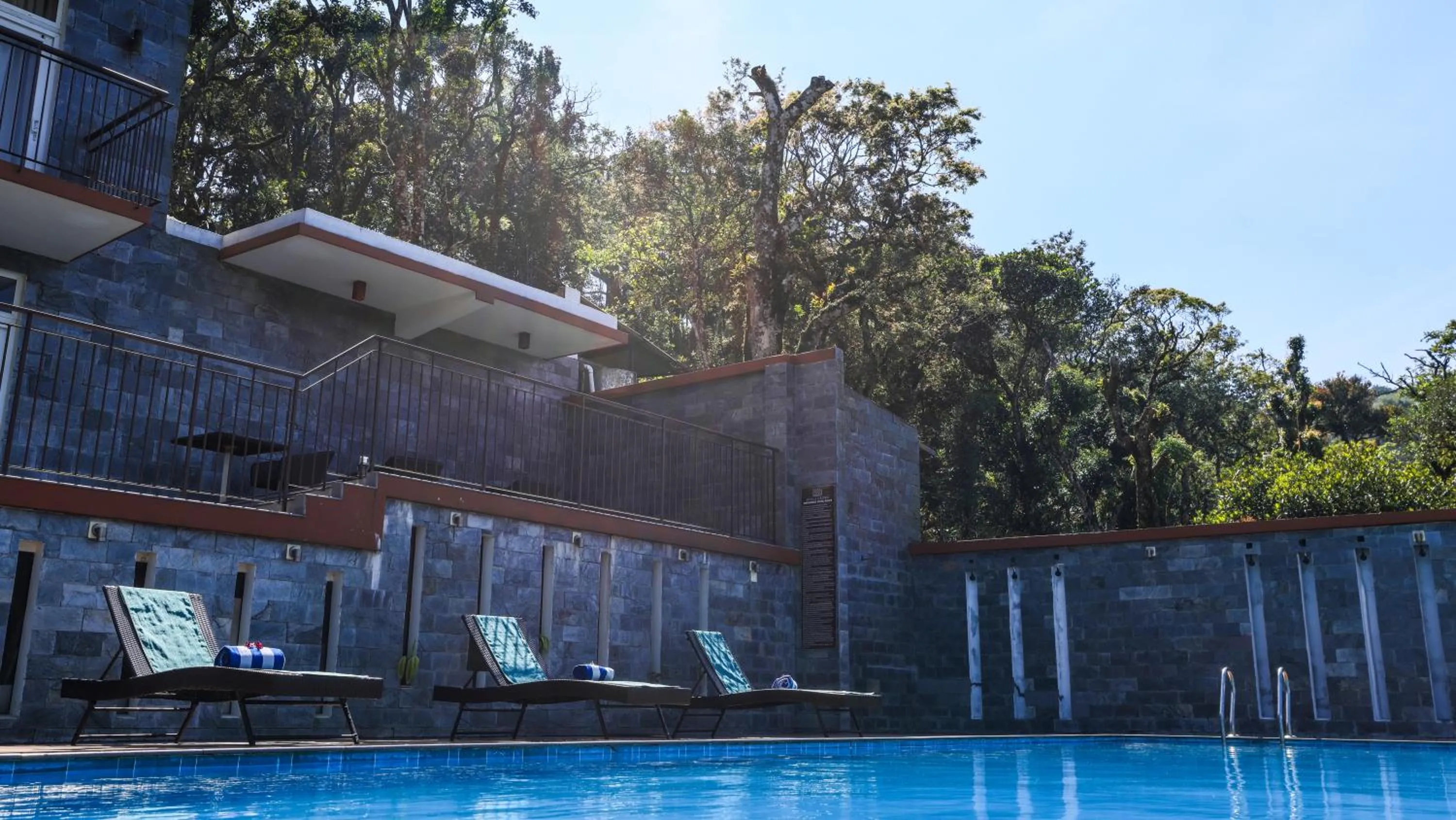 Swimming pool in Shola Crown Resort - Munnar