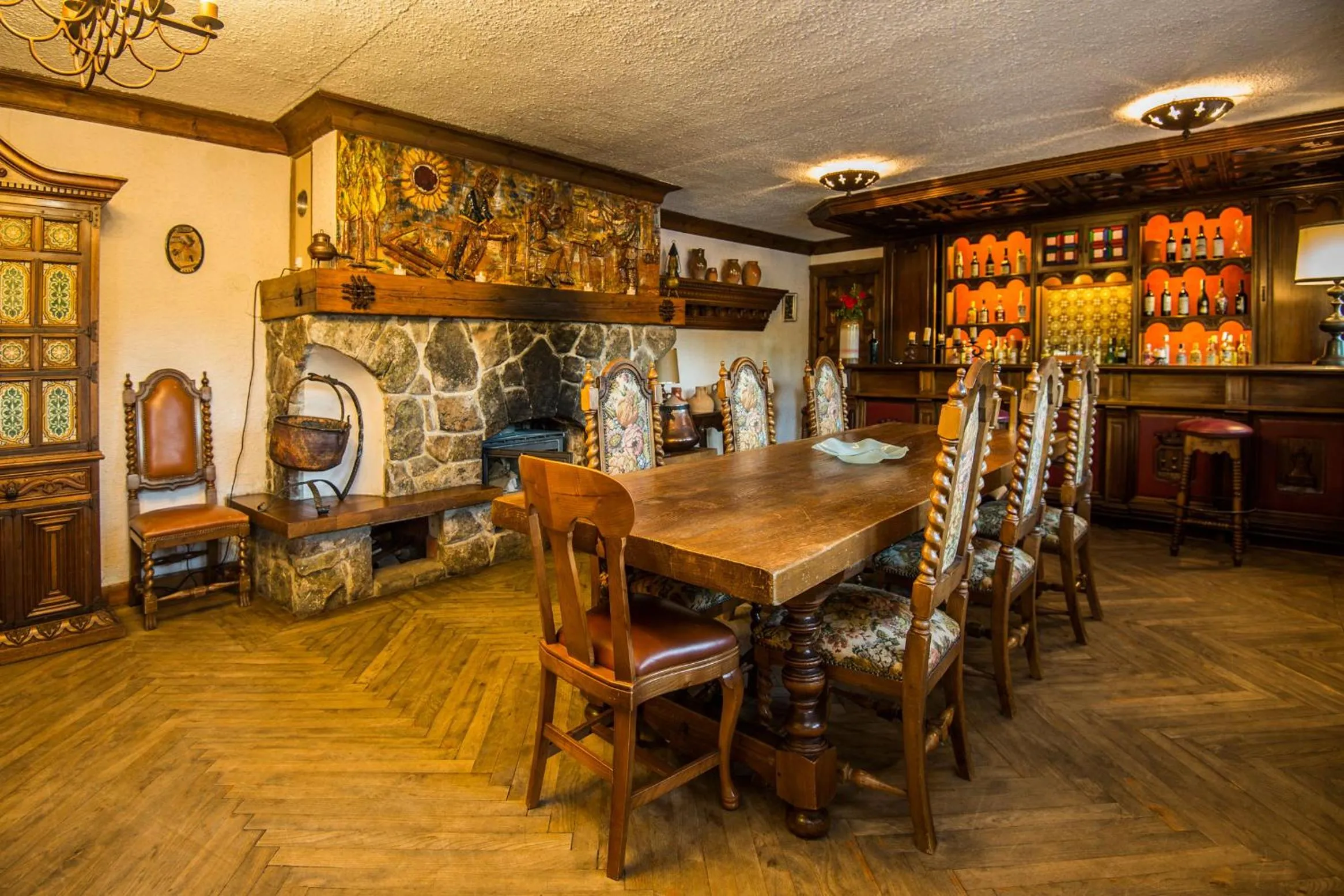 Communal lounge/ TV room in Finca Valdobar